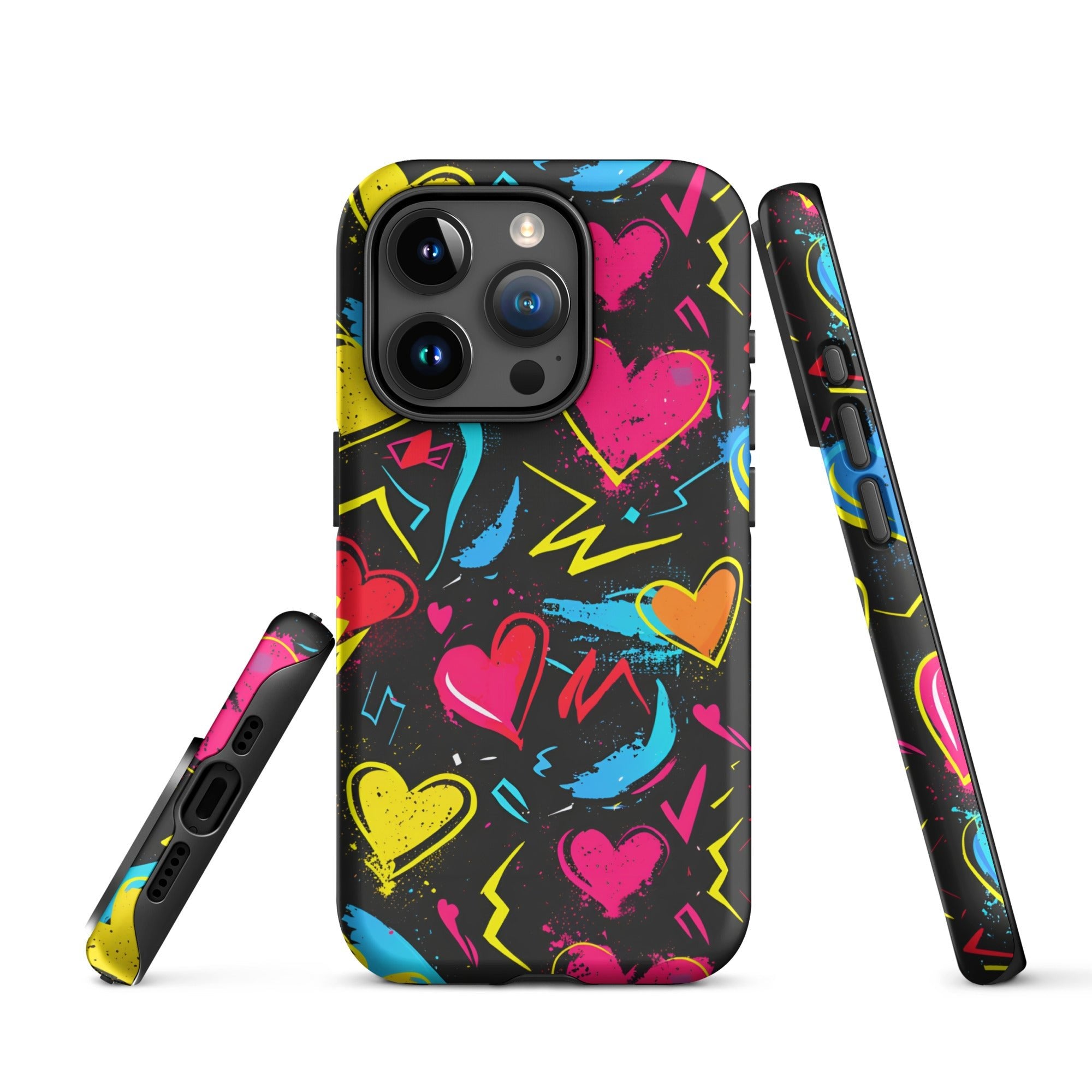 Flashback Affection: Love in Technicolour - iPhone Case - Pattern Symphony