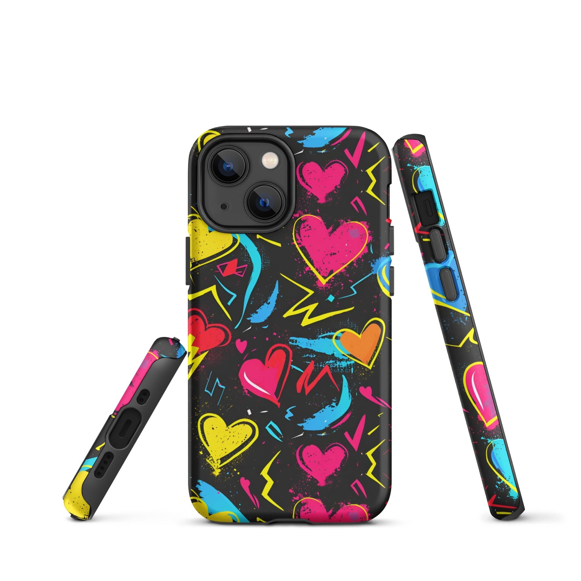 Flashback Affection: Love in Technicolour - iPhone Case - Pattern Symphony