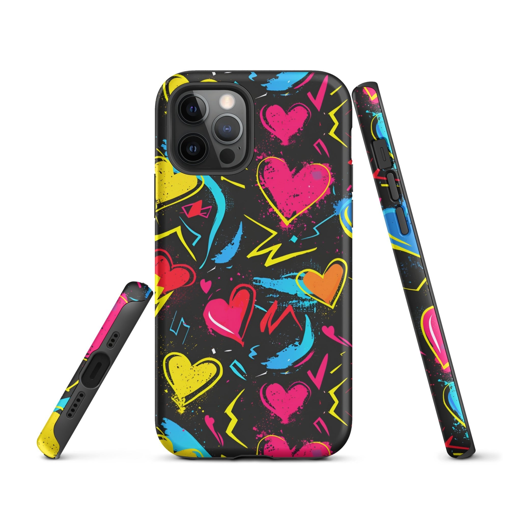 Flashback Affection: Love in Technicolour - iPhone Case - Pattern Symphony