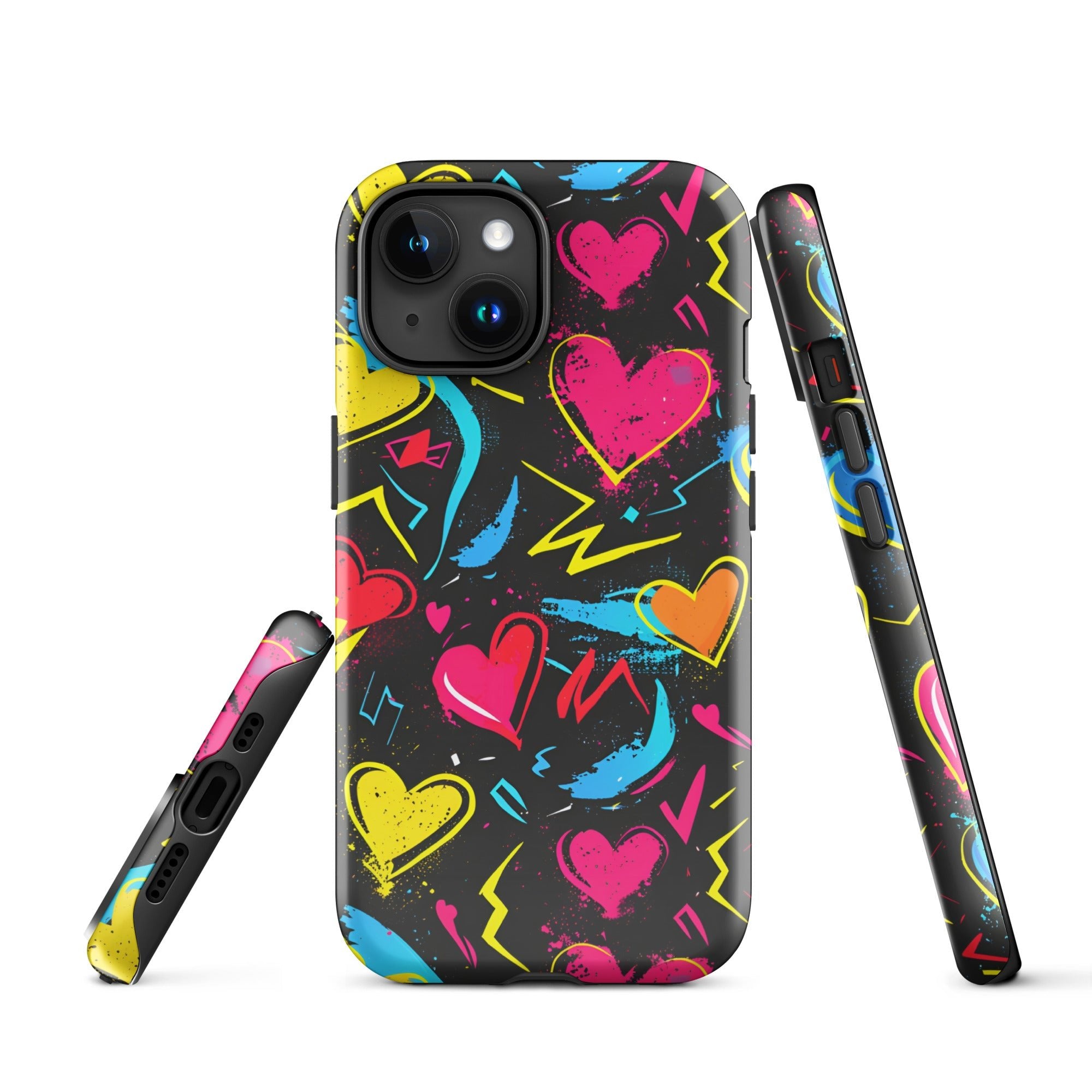 Flashback Affection: Love in Technicolour - iPhone Case - Pattern Symphony