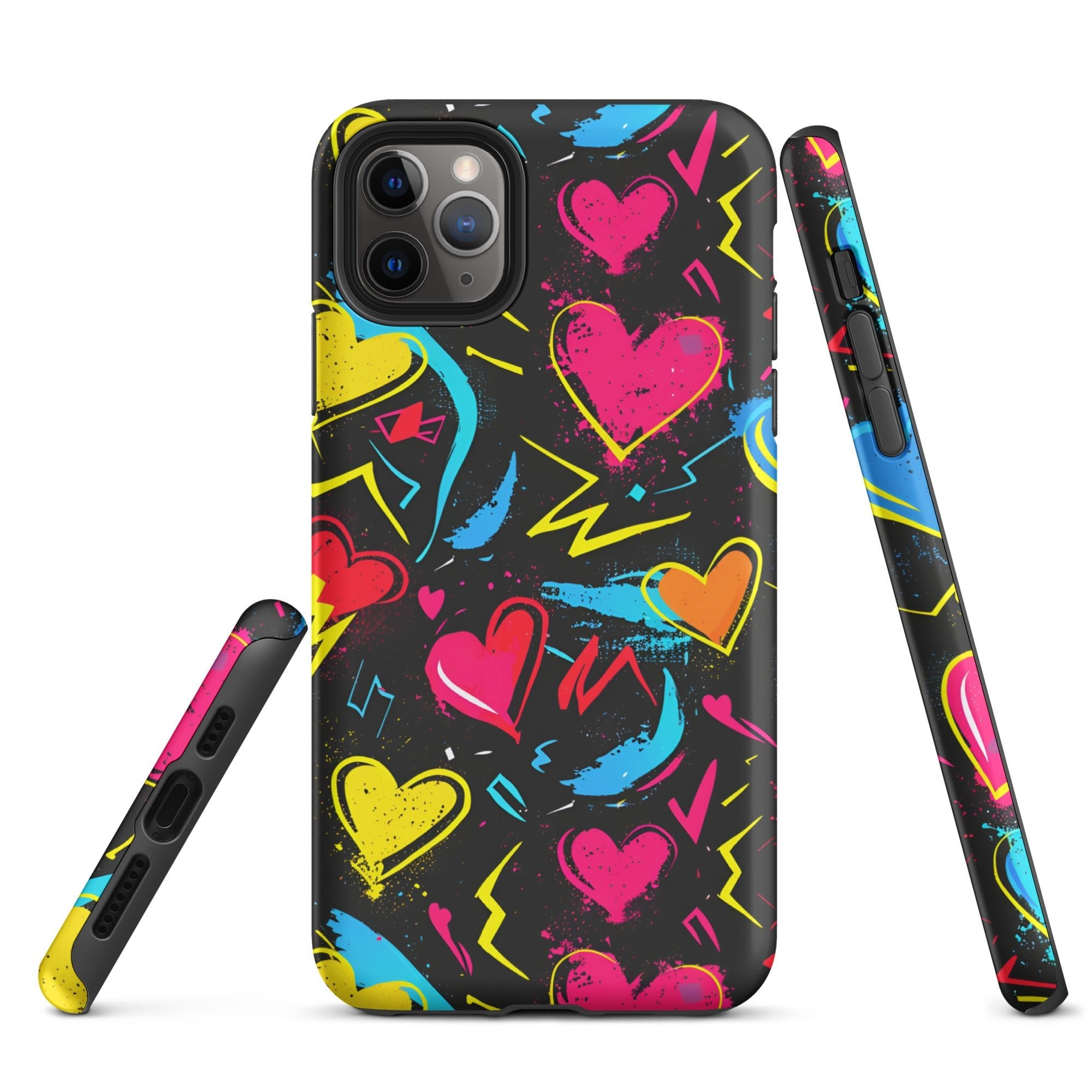 Flashback Affection: Love in Technicolour - iPhone Case - Pattern Symphony