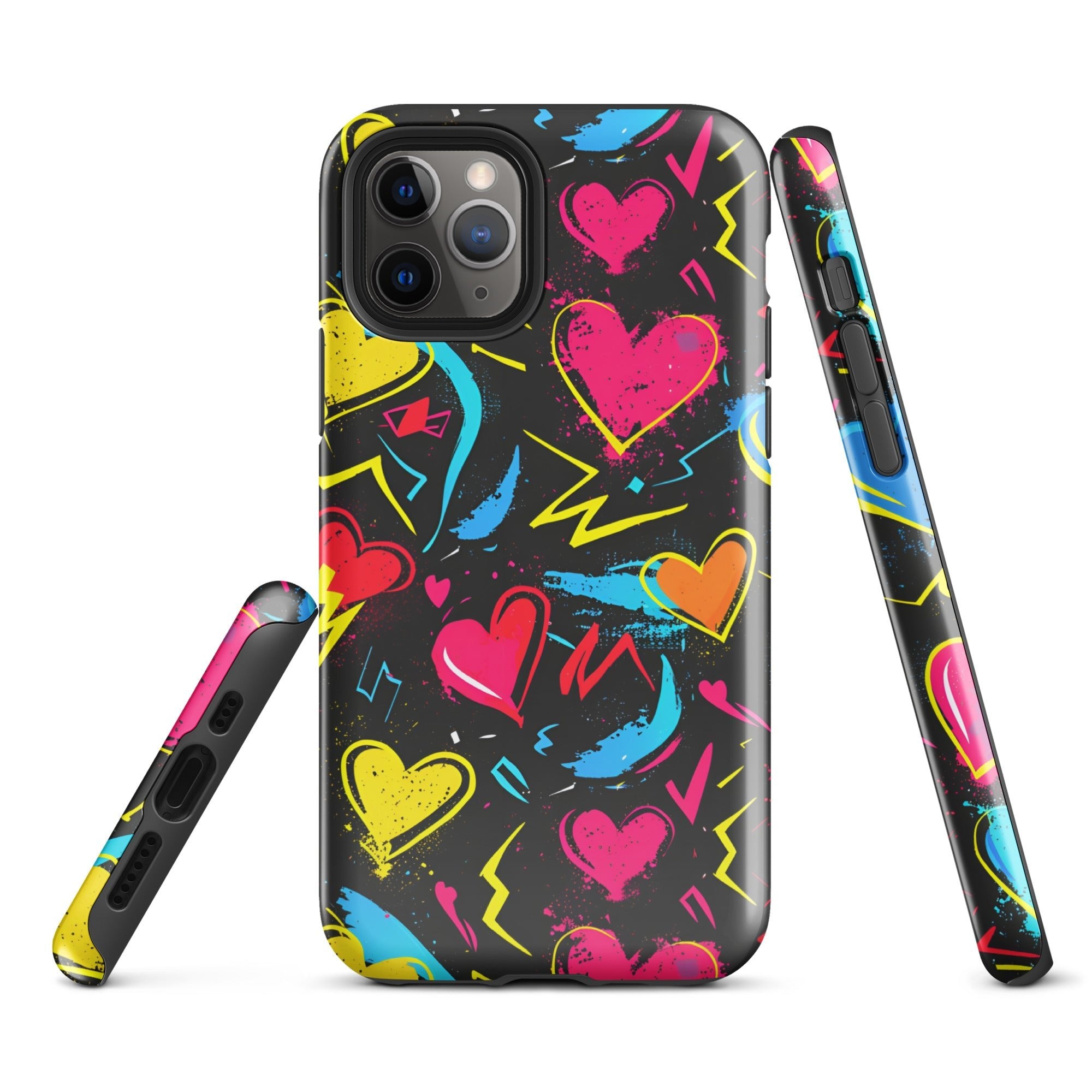 Flashback Affection: Love in Technicolour - iPhone Case - Pattern Symphony