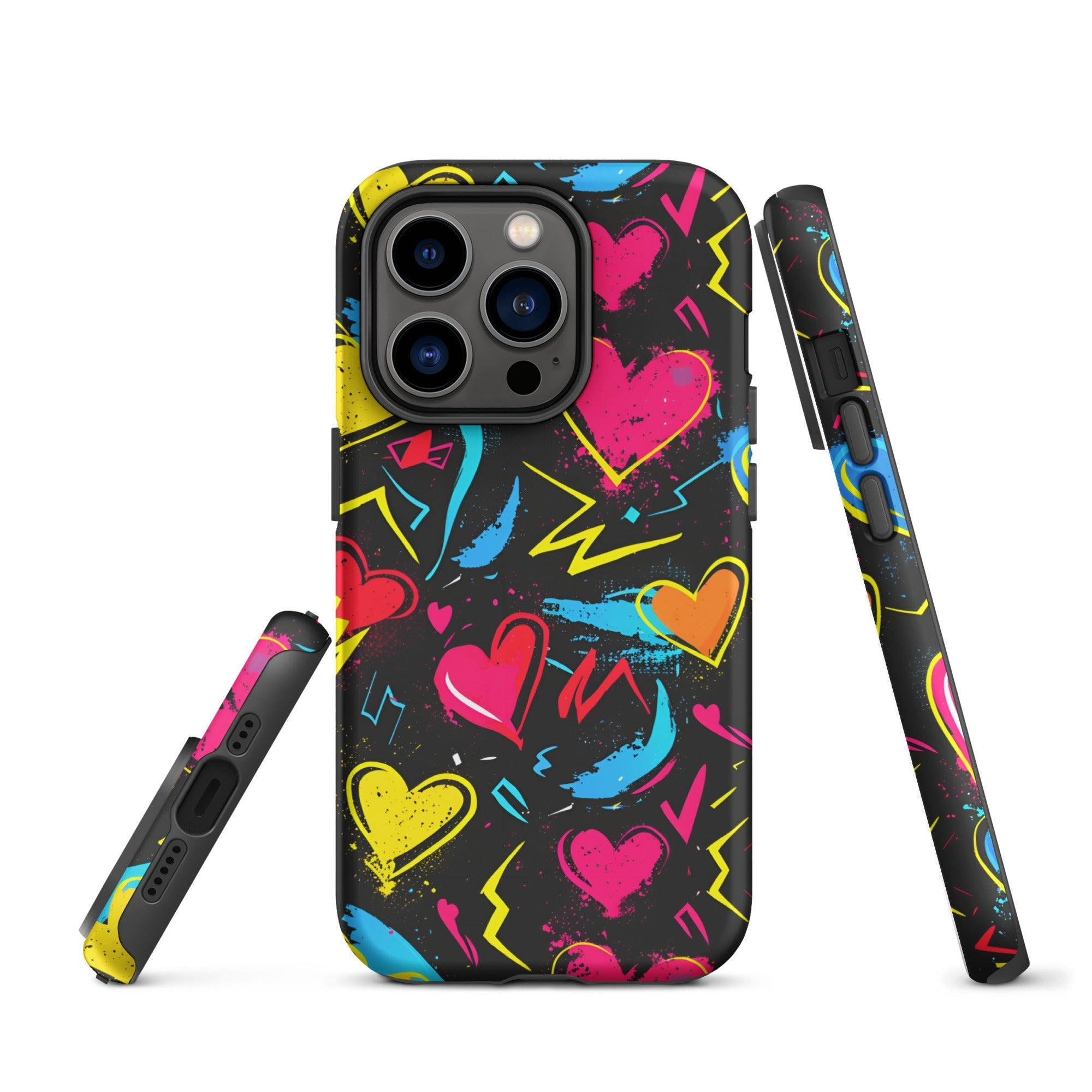 Flashback Affection: Love in Technicolour - iPhone Case - Pattern Symphony