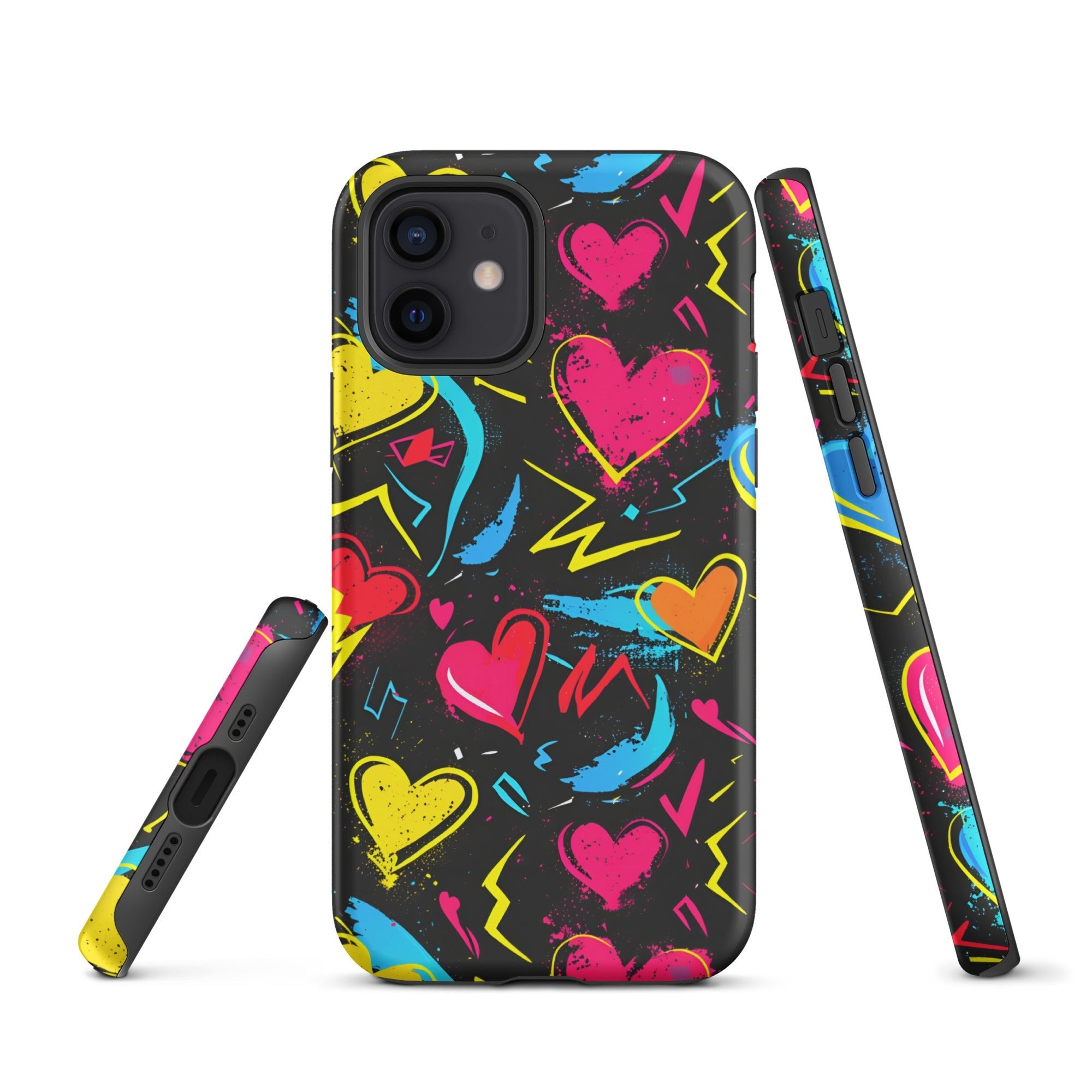 Flashback Affection: Love in Technicolour - iPhone Case - Pattern Symphony