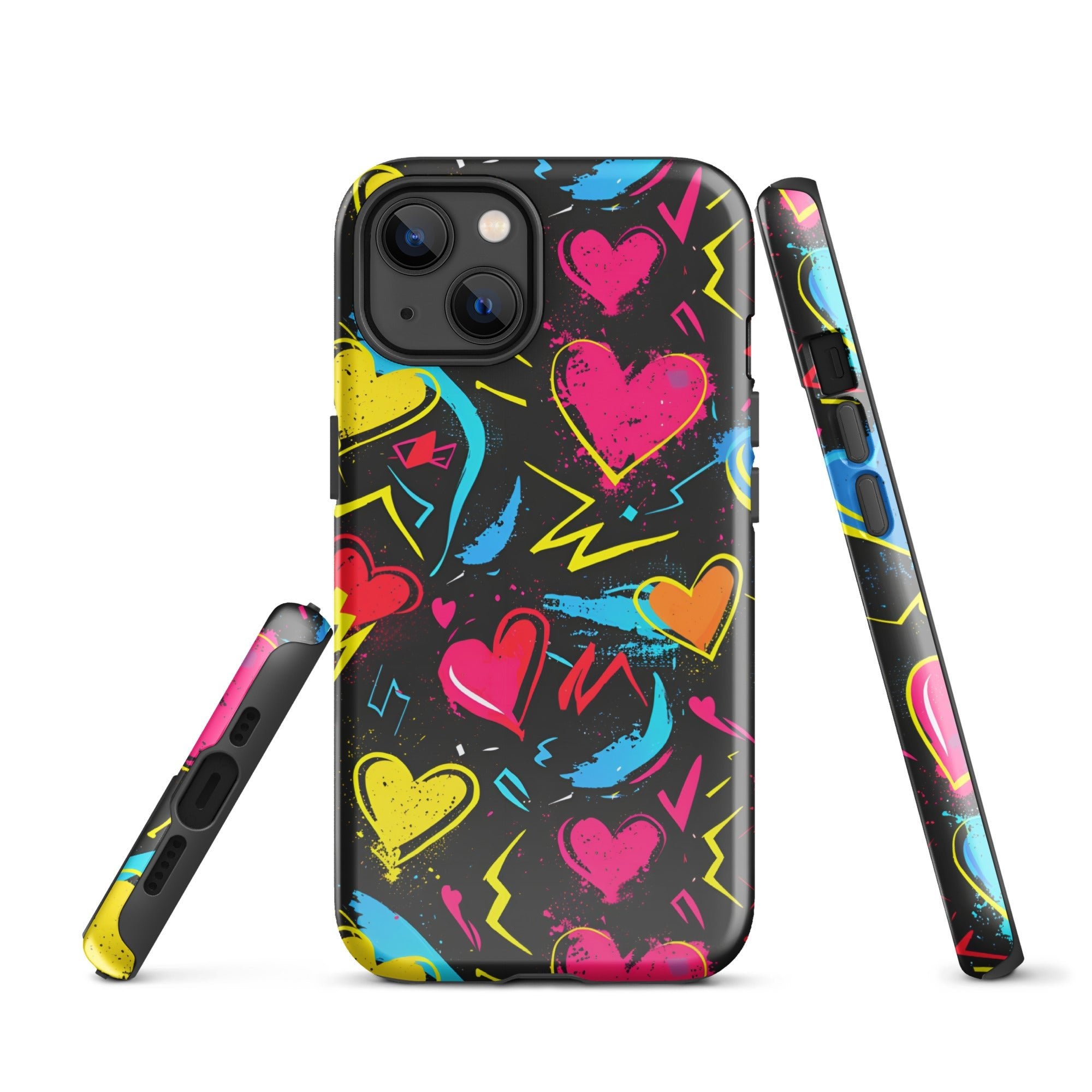 Flashback Affection: Love in Technicolour - iPhone Case - Pattern Symphony