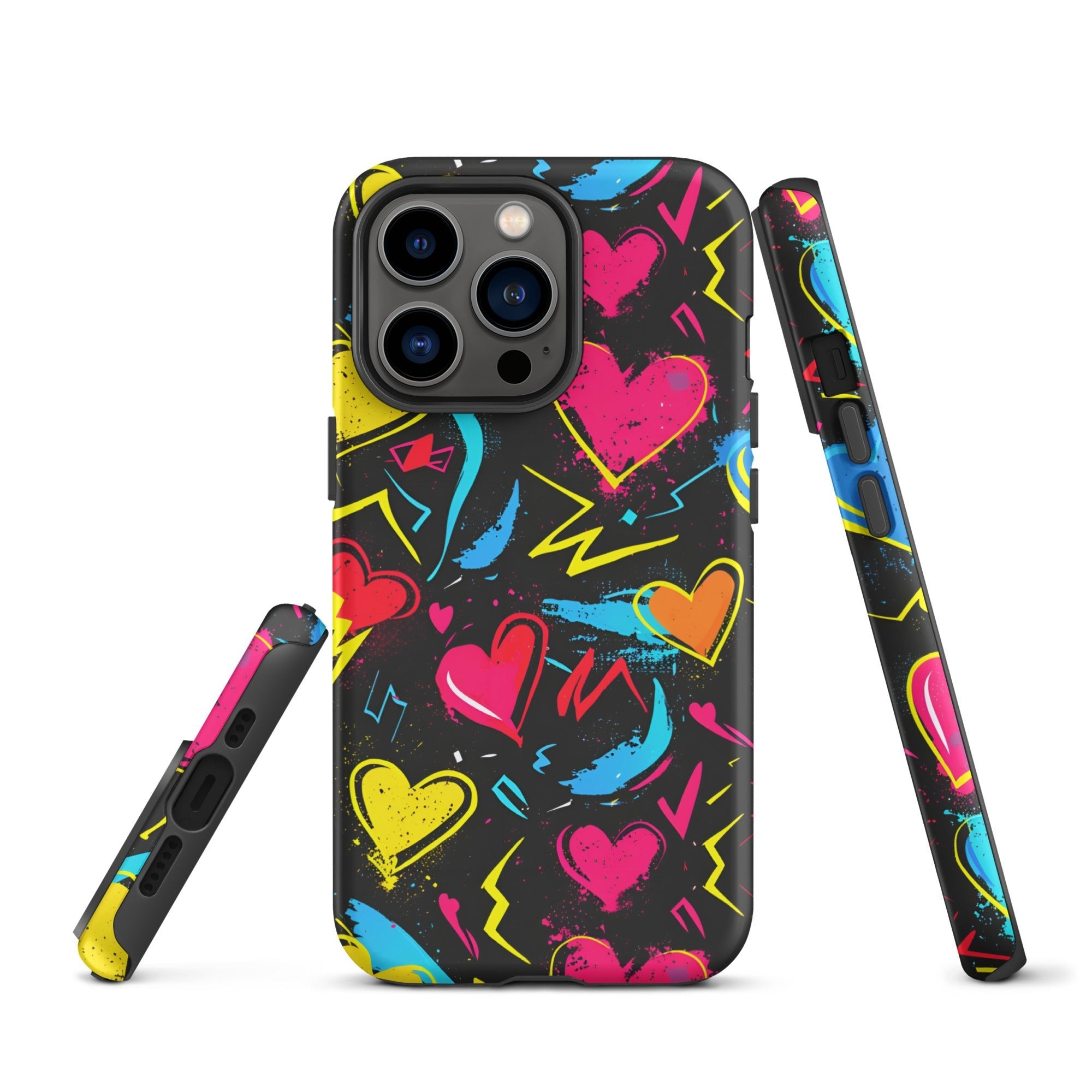 Flashback Affection: Love in Technicolour - iPhone Case - Pattern Symphony