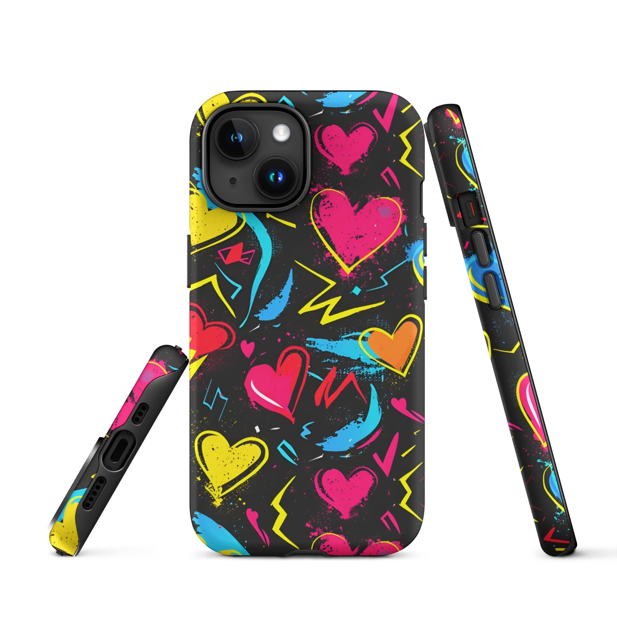 Flashback Affection: Love in Technicolour - iPhone Case - Pattern Symphony