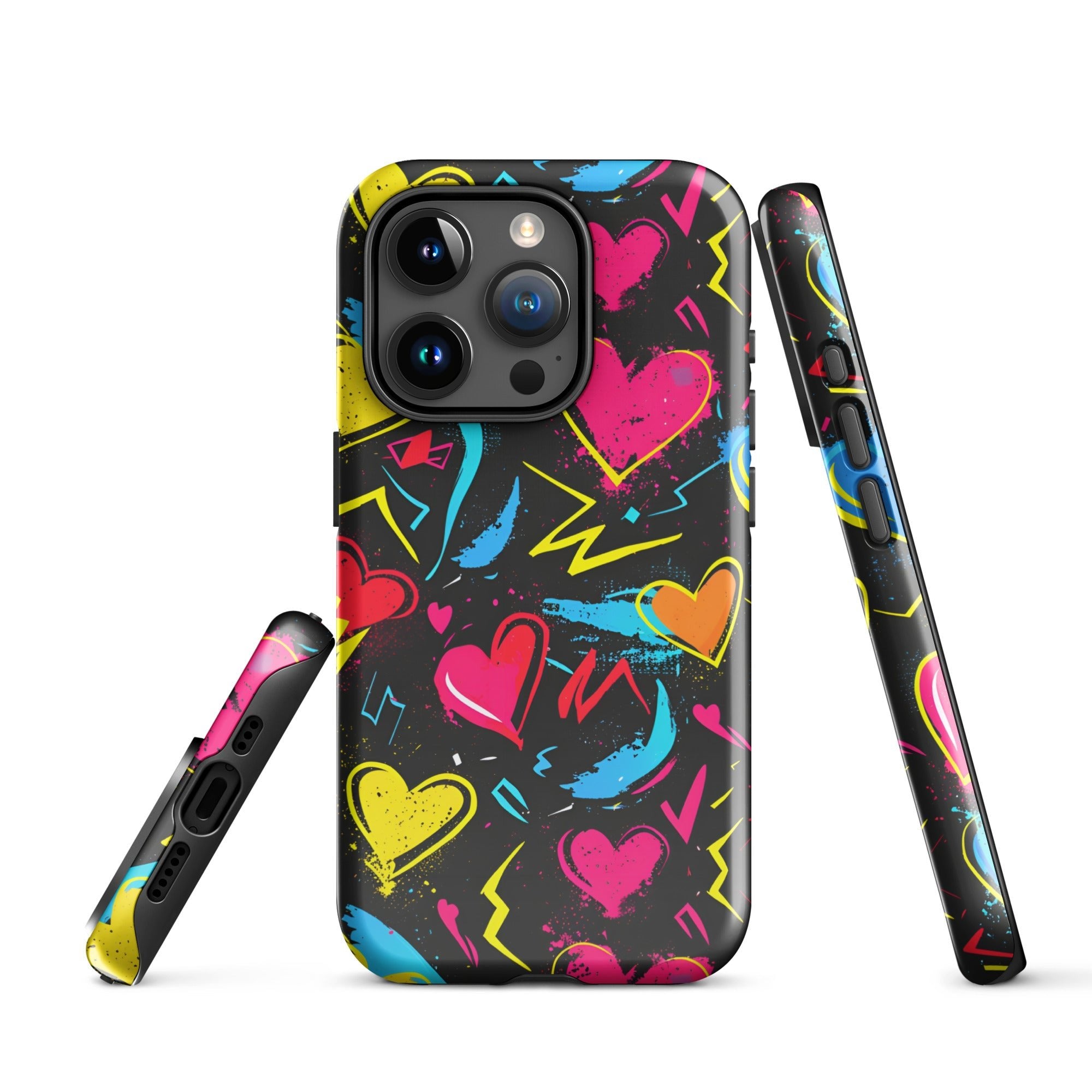 Flashback Affection: Love in Technicolour - iPhone Case - Pattern Symphony