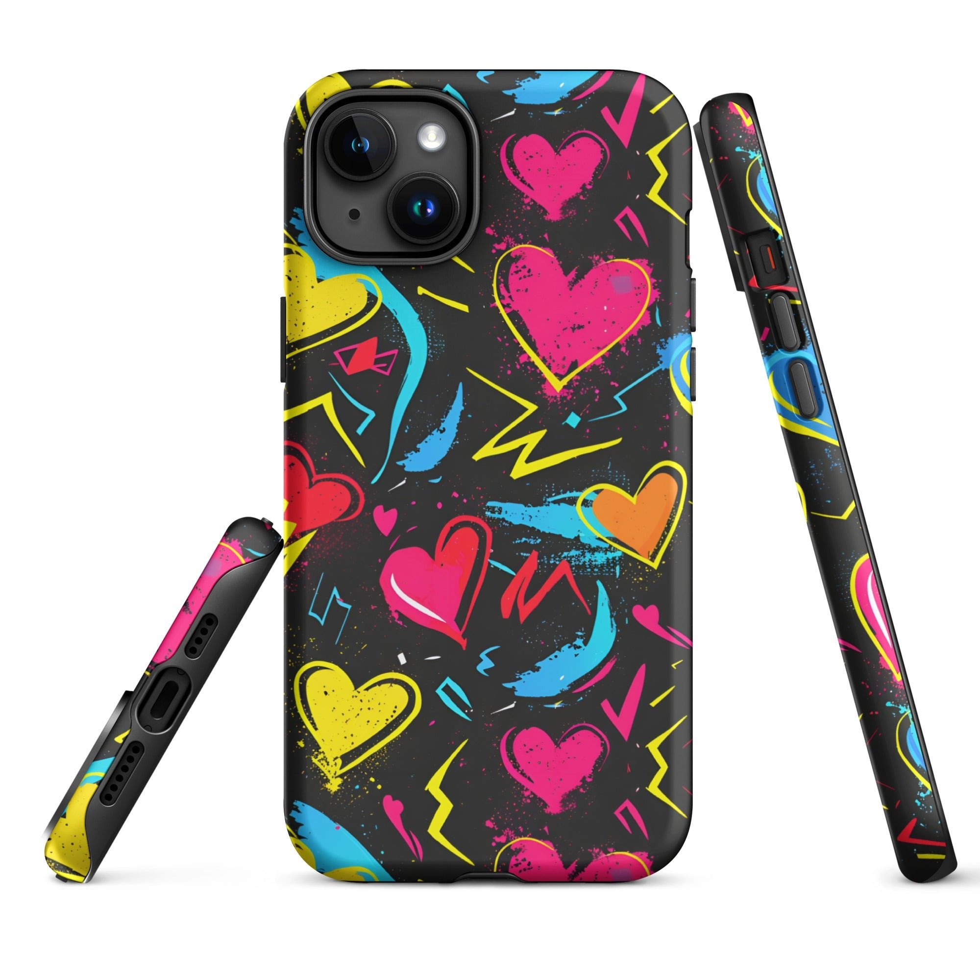 Flashback Affection: Love in Technicolour - iPhone Case - Pattern Symphony