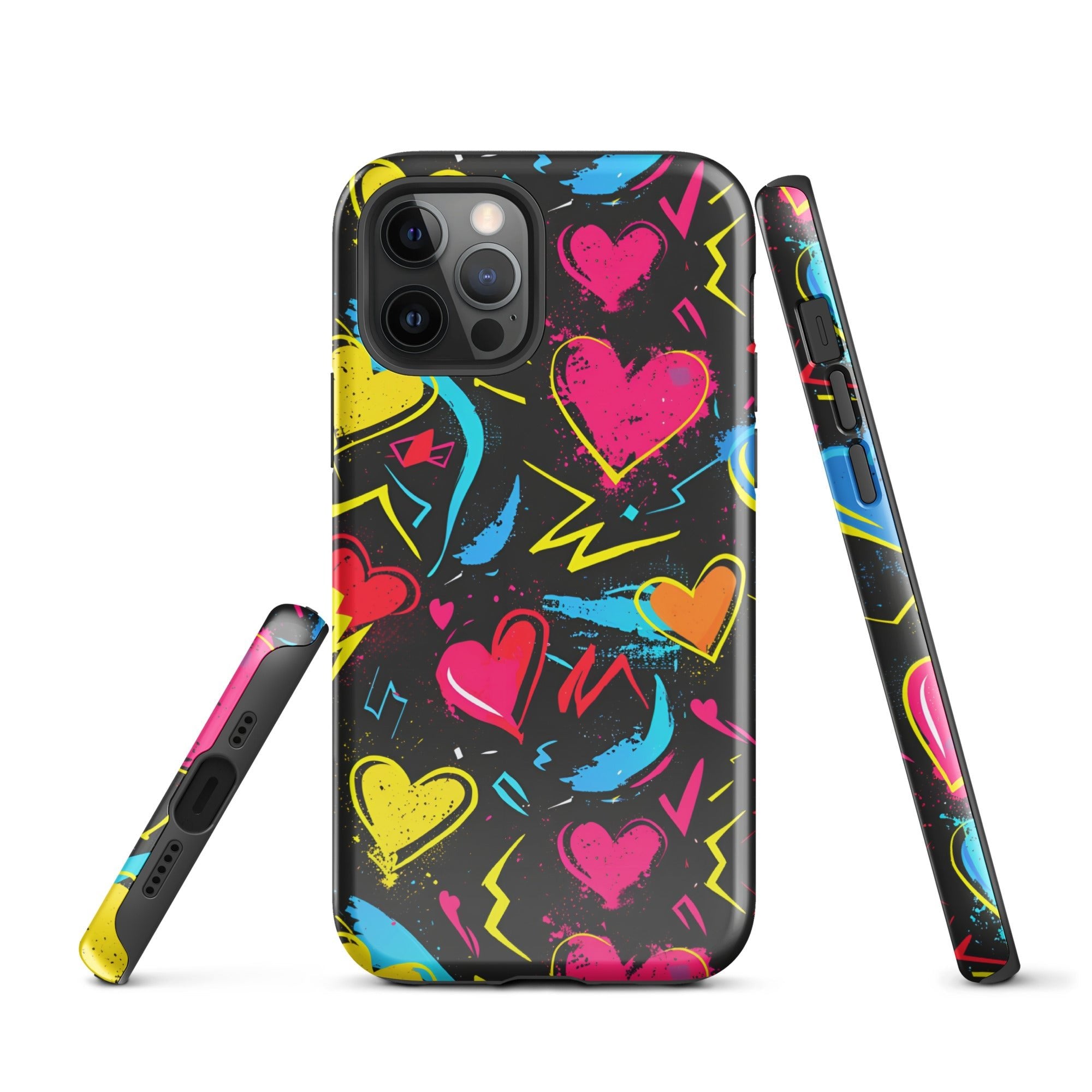 Flashback Affection: Love in Technicolour - iPhone Case - Pattern Symphony