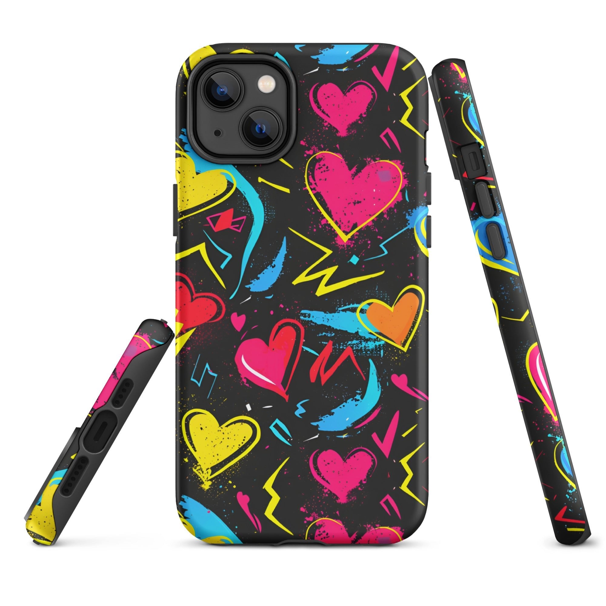 Flashback Affection: Love in Technicolour - iPhone Case - Pattern Symphony