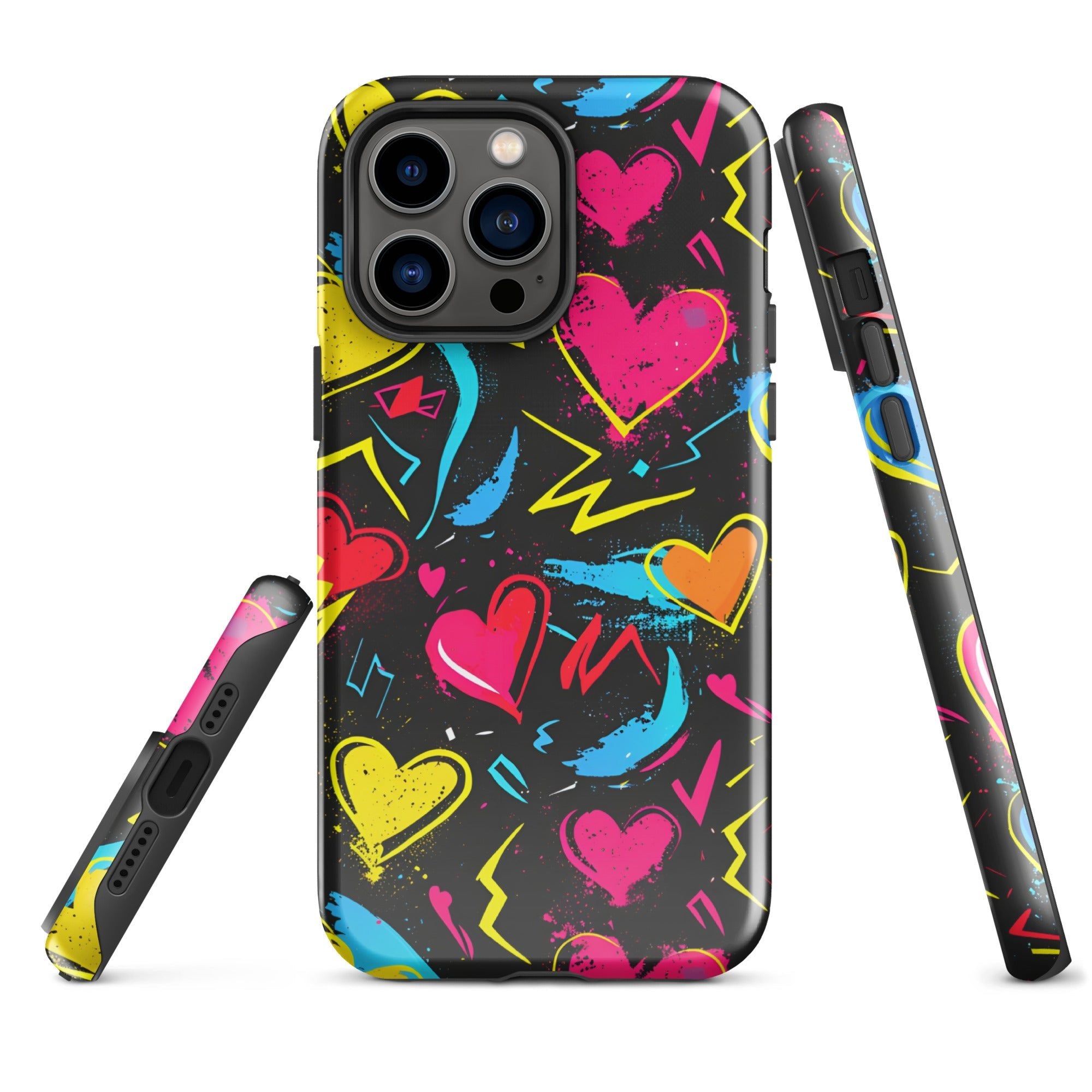 Flashback Affection: Love in Technicolour - iPhone Case - Pattern Symphony