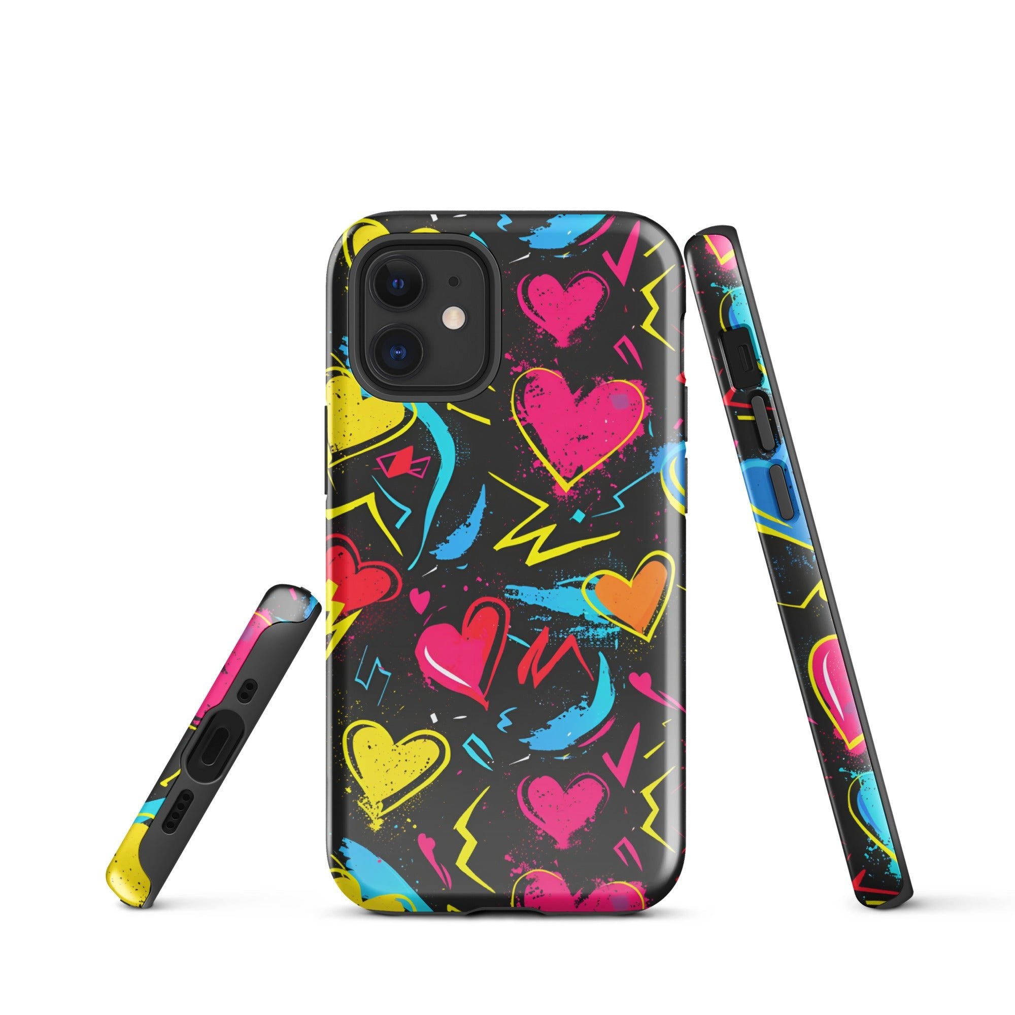 Flashback Affection: Love in Technicolour - iPhone Case - Pattern Symphony