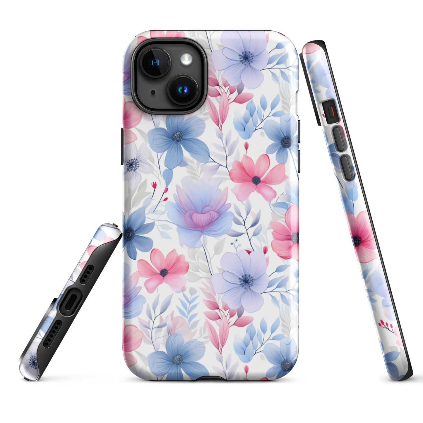 Floral Whispers - Subtle Shades - iPhone Case - Pattern Symphony