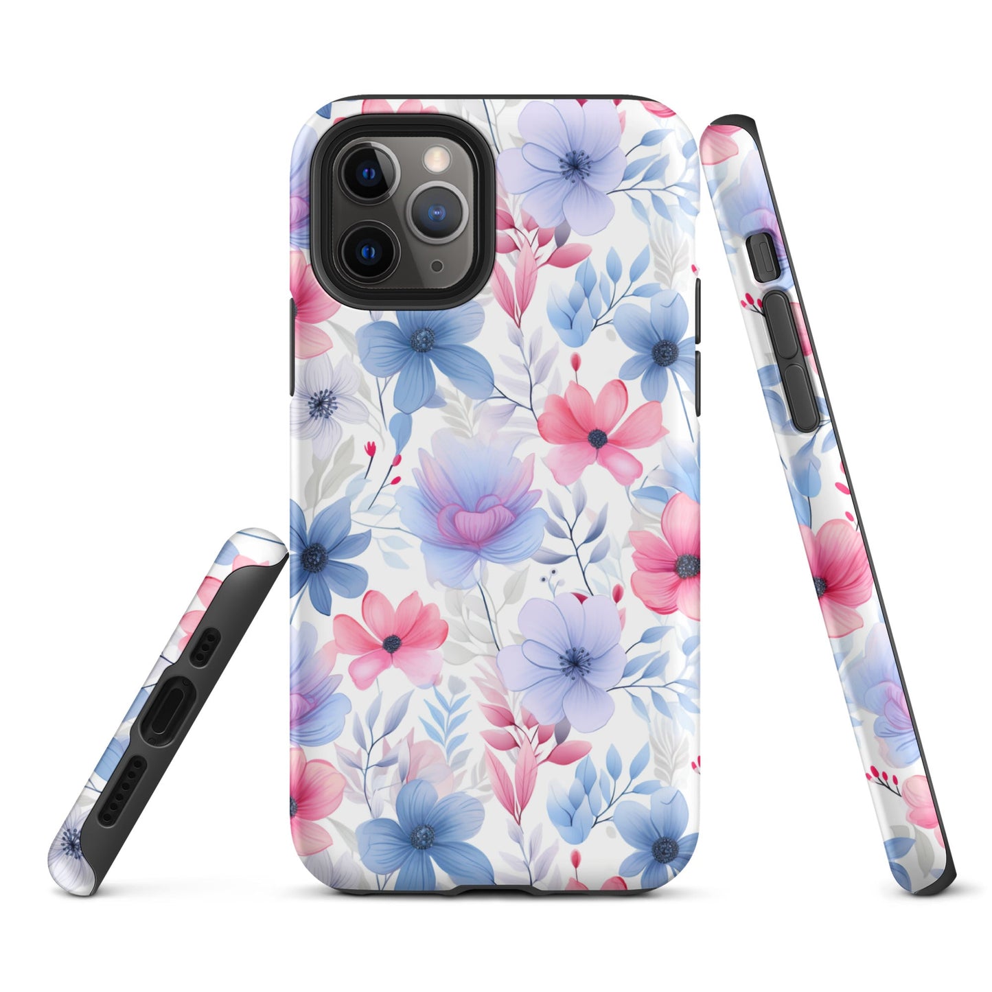 Floral Whispers - Subtle Shades - iPhone Case - Pattern Symphony