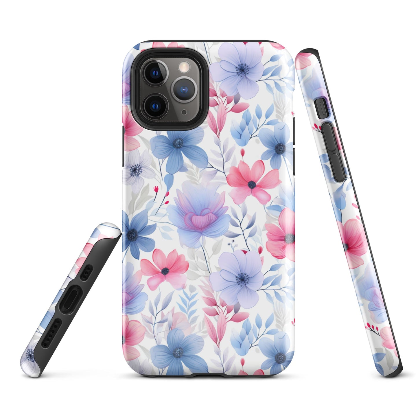 Floral Whispers - Subtle Shades - iPhone Case - Pattern Symphony