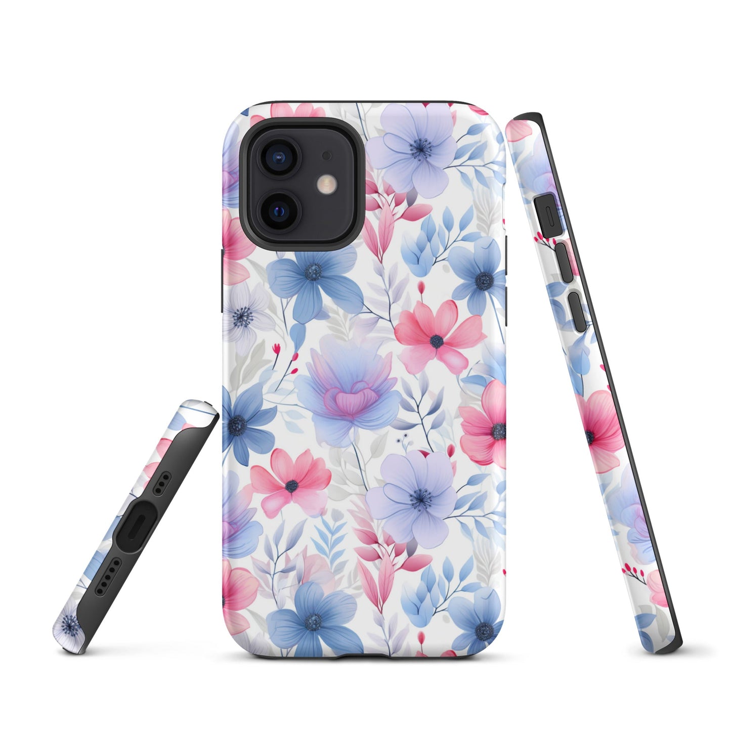 Floral Whispers - Subtle Shades - iPhone Case - Pattern Symphony