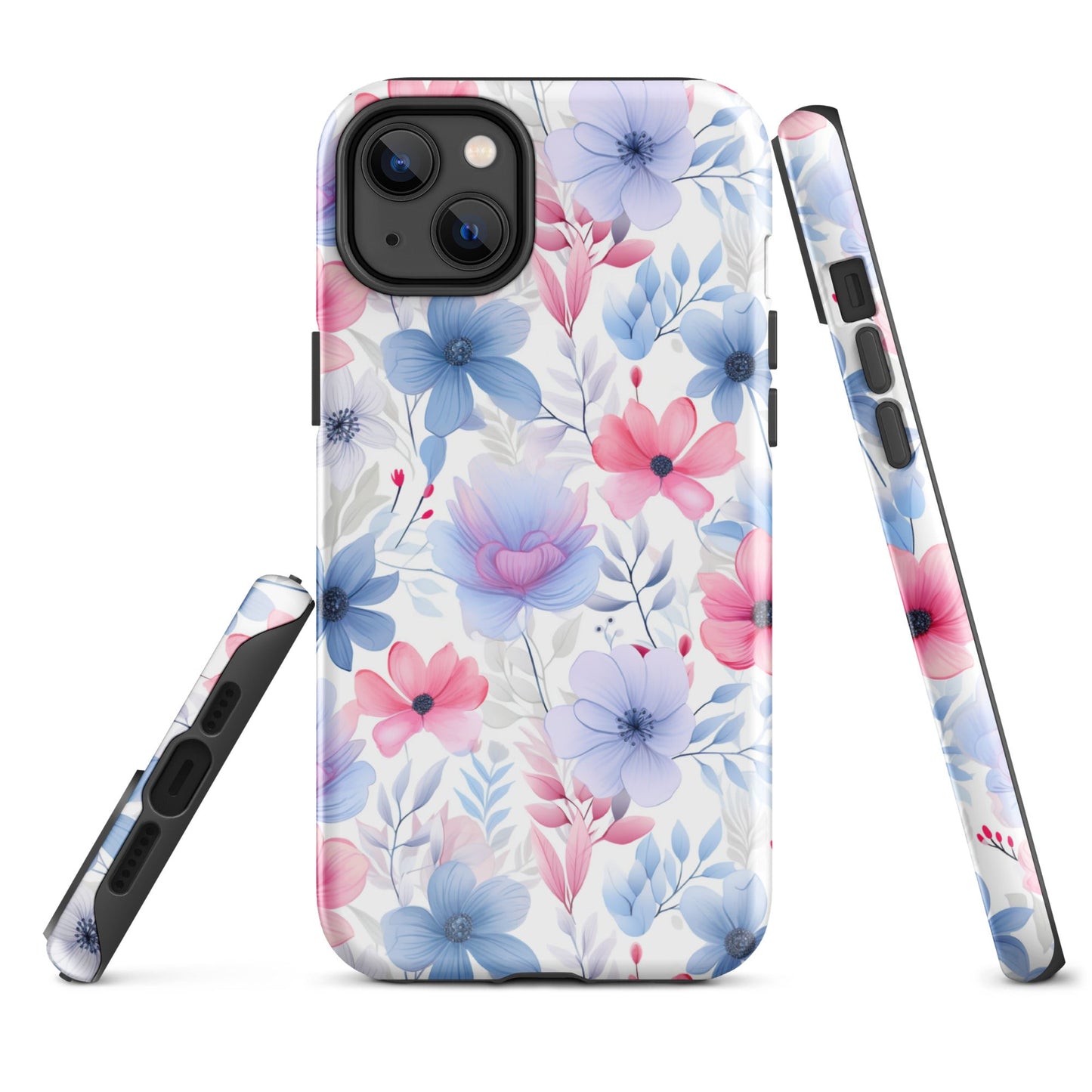 Floral Whispers - Subtle Shades - iPhone Case - Pattern Symphony