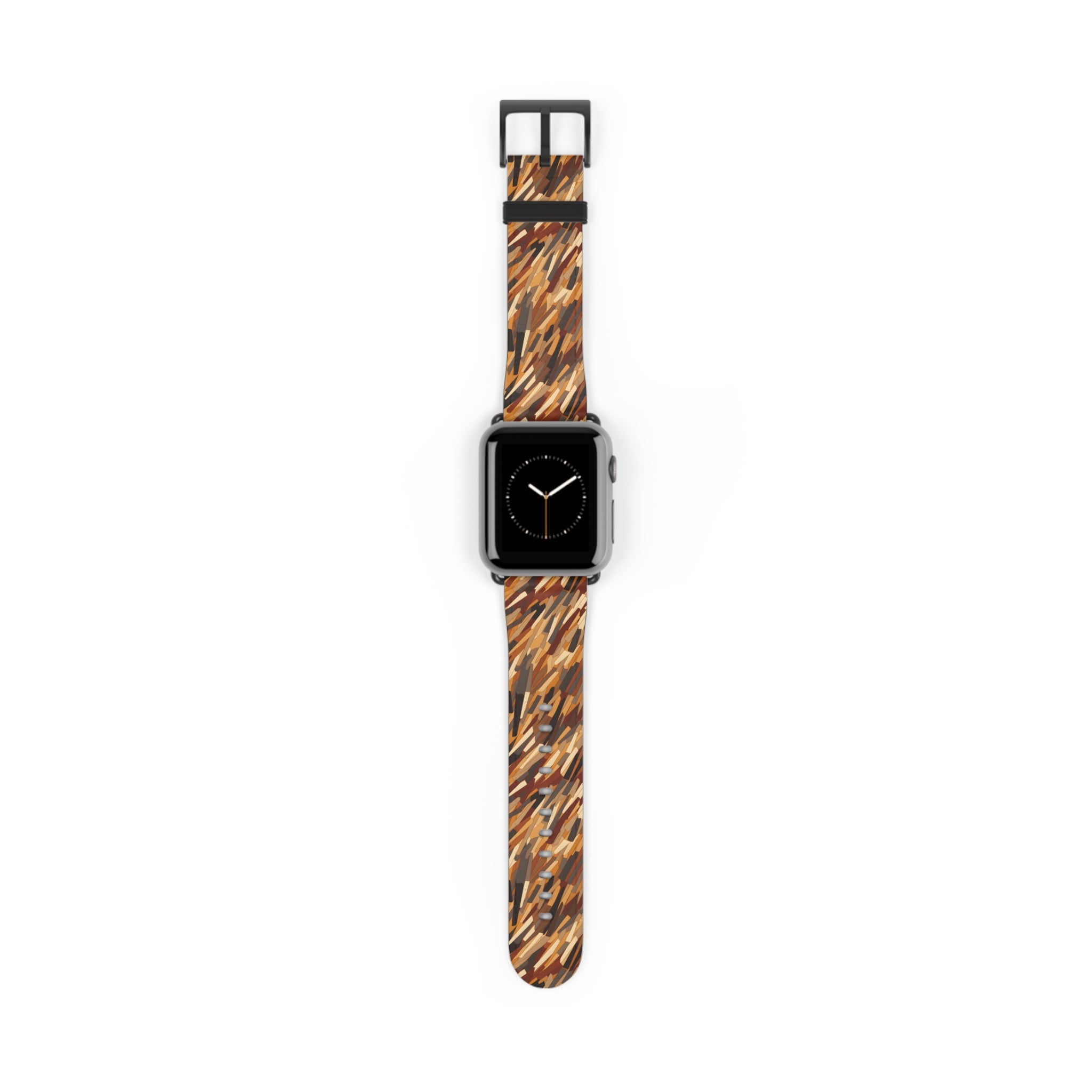 Fragmented Forest: Autumn's Abstract Palette - Apple Watch Strap - Pattern Symphony