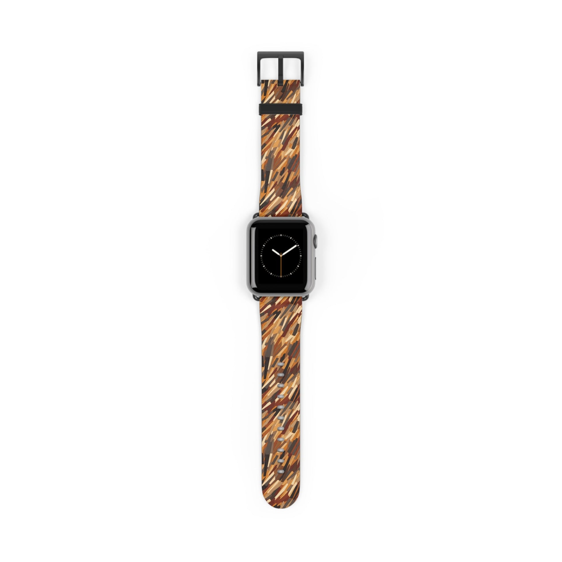 Fragmented Forest: Autumn's Abstract Palette - Apple Watch Strap - Pattern Symphony