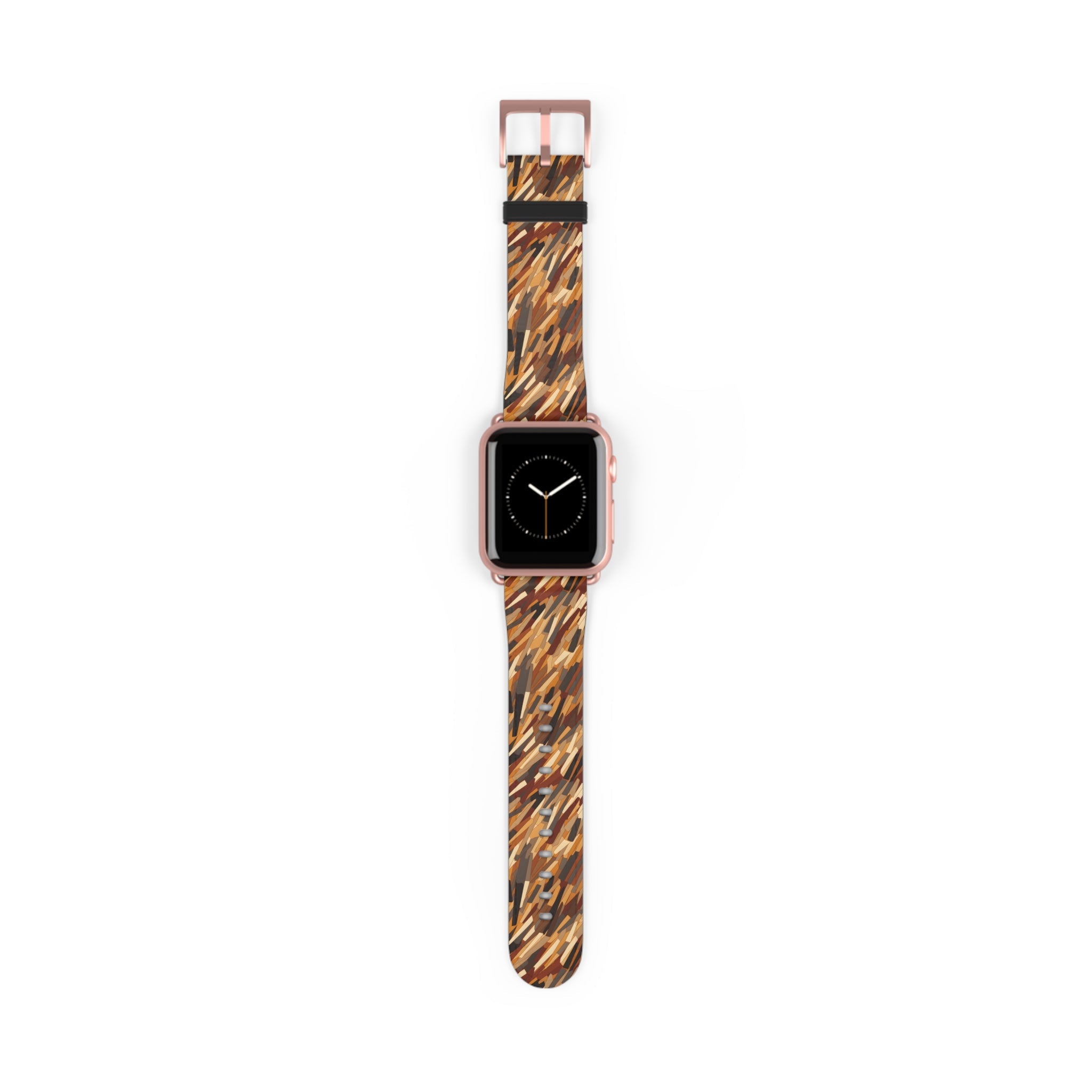 Fragmented Forest: Autumn's Abstract Palette - Apple Watch Strap - Pattern Symphony