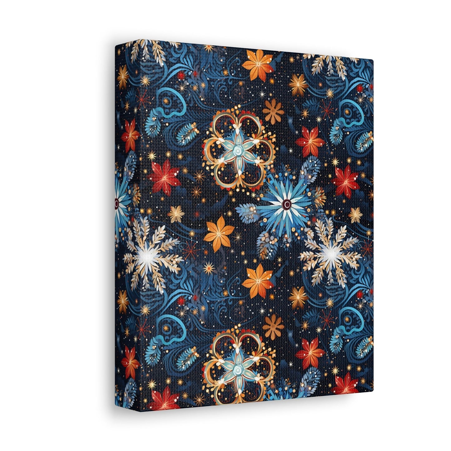 Frost Mural - Celestial Swirl - Wall Art Canvas - Pattern Symphony