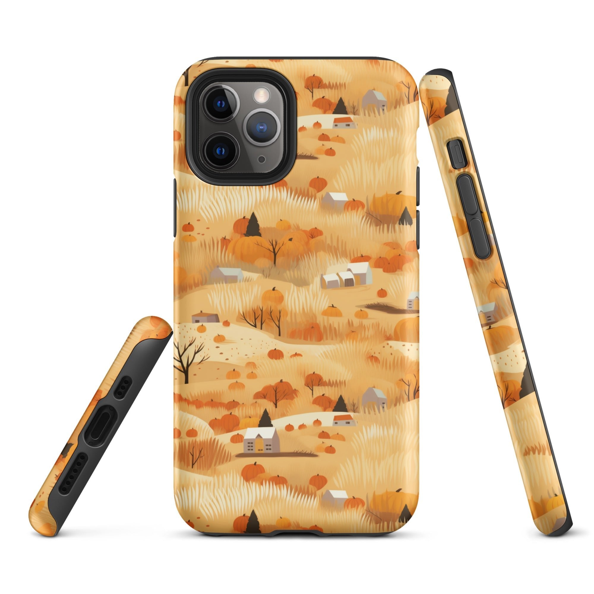 Harvest Homestead - Whimsical Autumn Villages - iPhone Case - Pattern Symphony