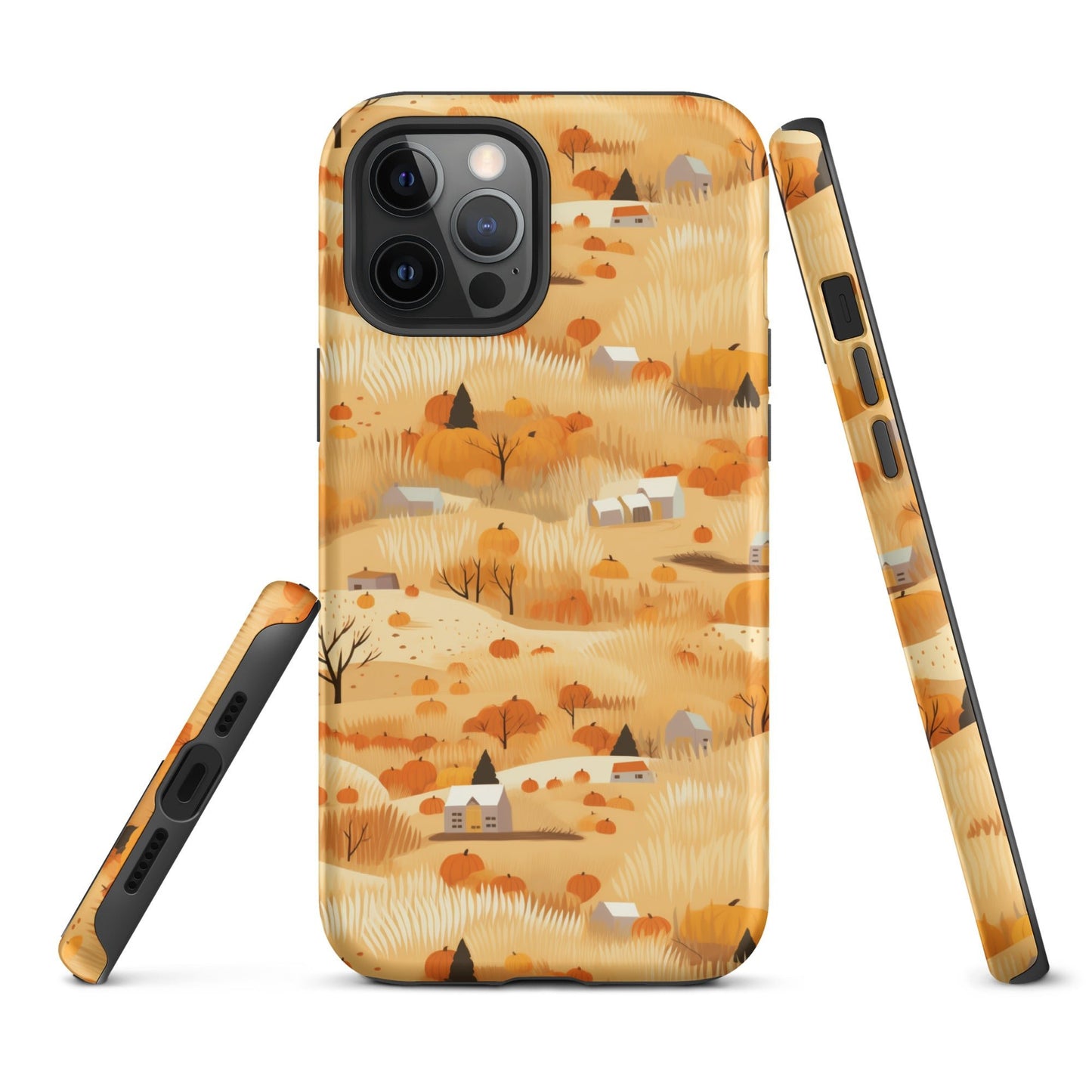 Harvest Homestead - Whimsical Autumn Villages - iPhone Case - Pattern Symphony