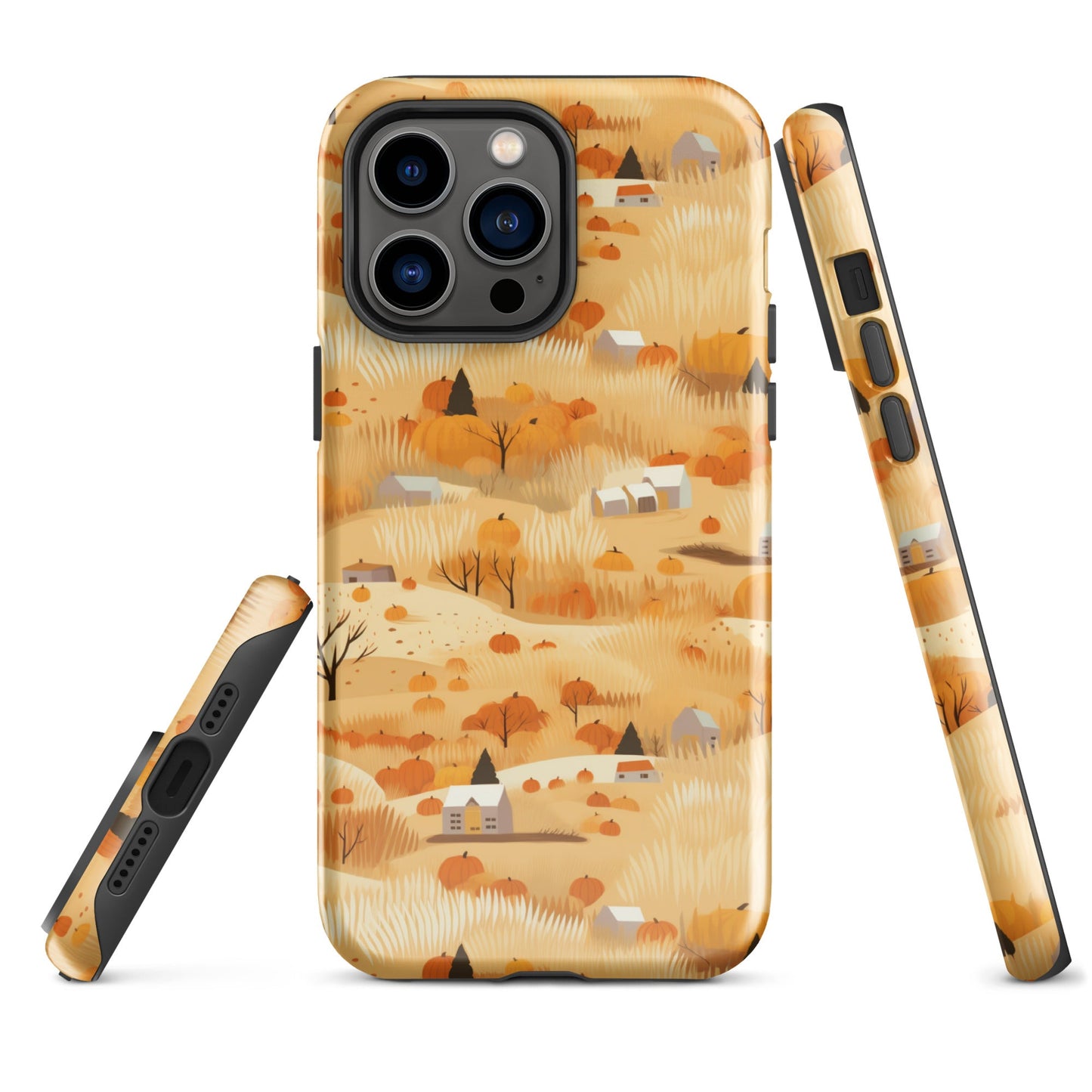 Harvest Homestead - Whimsical Autumn Villages - iPhone Case - Pattern Symphony