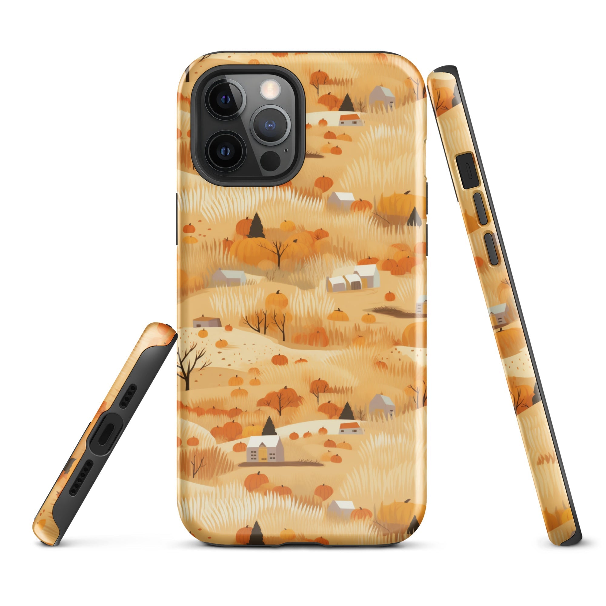 Harvest Homestead - Whimsical Autumn Villages - iPhone Case - Pattern Symphony