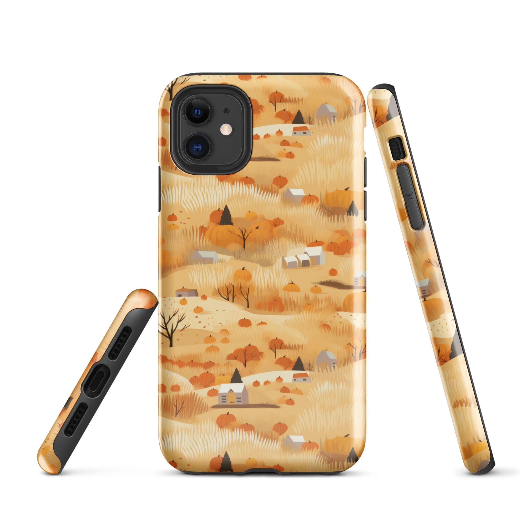 Harvest Homestead - Whimsical Autumn Villages - iPhone Case - Pattern Symphony