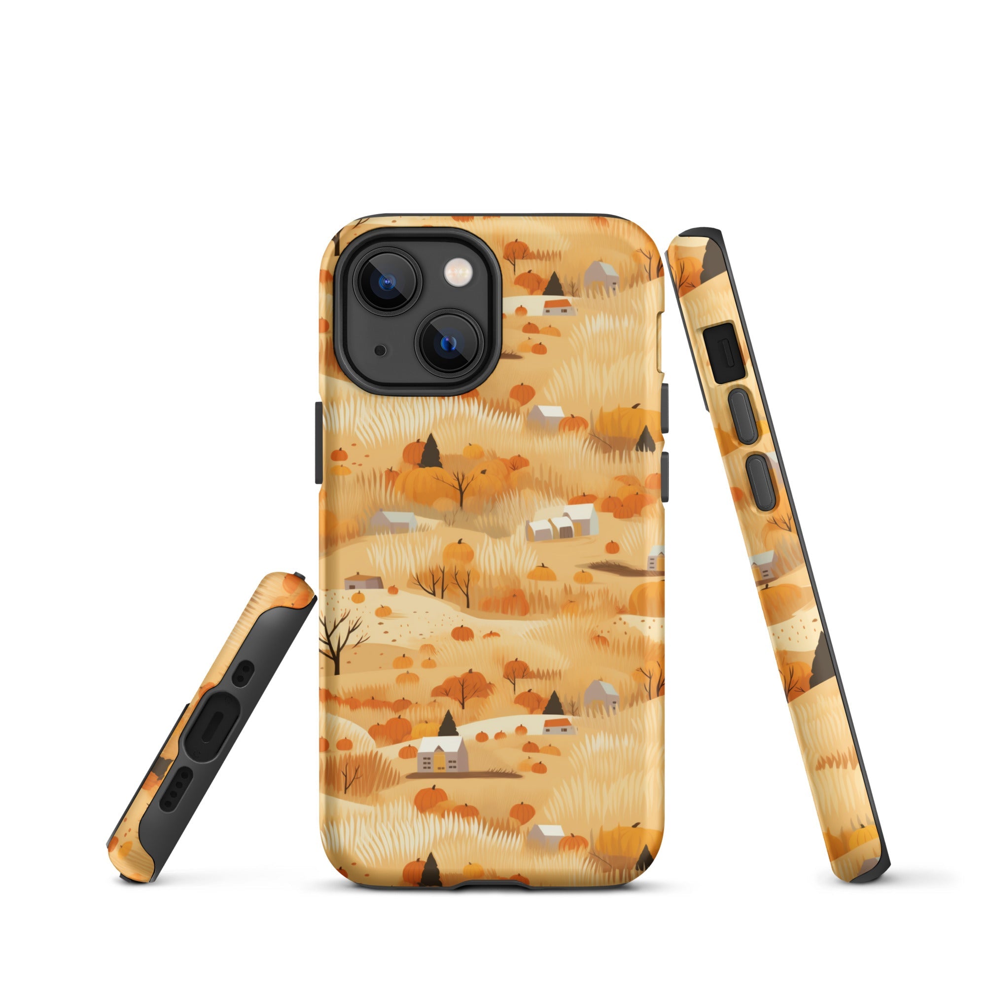 Harvest Homestead - Whimsical Autumn Villages - iPhone Case - Pattern Symphony