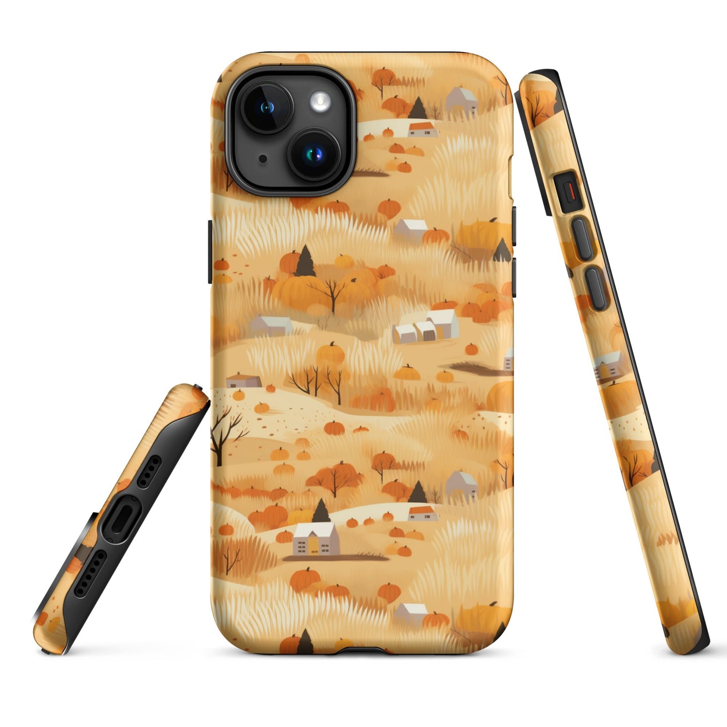 Harvest Homestead - Whimsical Autumn Villages - iPhone Case - Pattern Symphony