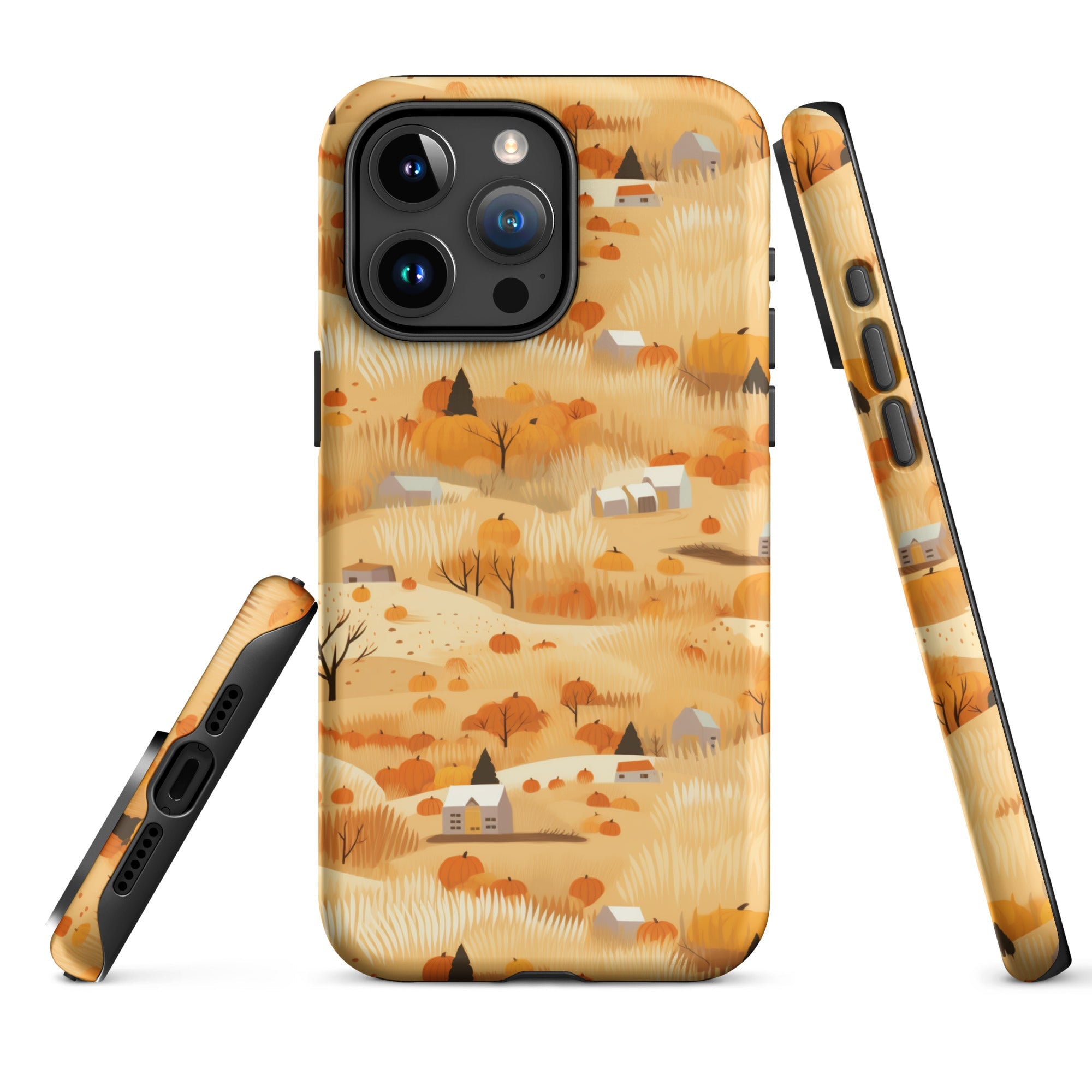 Harvest Homestead - Whimsical Autumn Villages - iPhone Case - Pattern Symphony