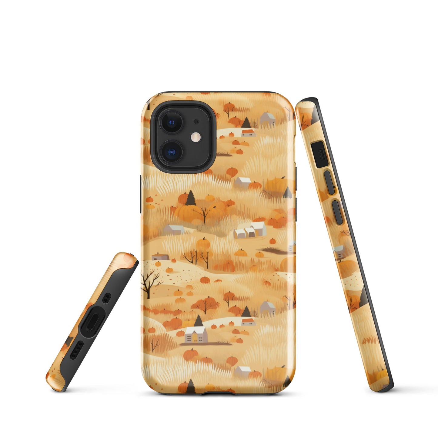 Harvest Homestead - Whimsical Autumn Villages - iPhone Case - Pattern Symphony