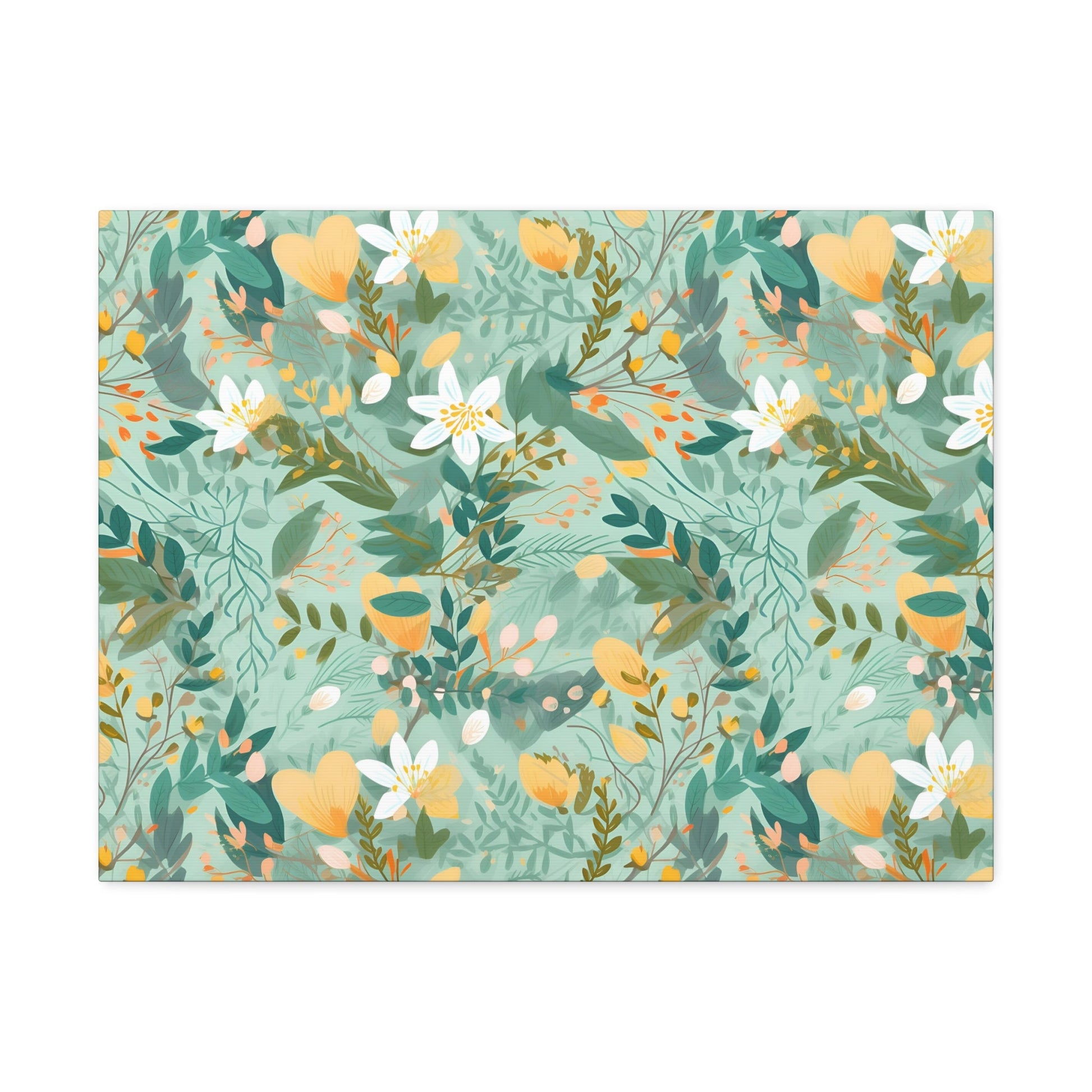 Spring Symphony - A Celebration of Nature's Beauty and Renewal Wall Art Canvas - Pattern Symphony