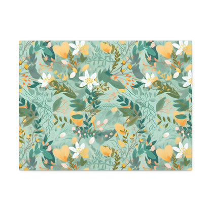 Spring Symphony - A Celebration of Nature's Beauty and Renewal Wall Art Canvas - Pattern Symphony