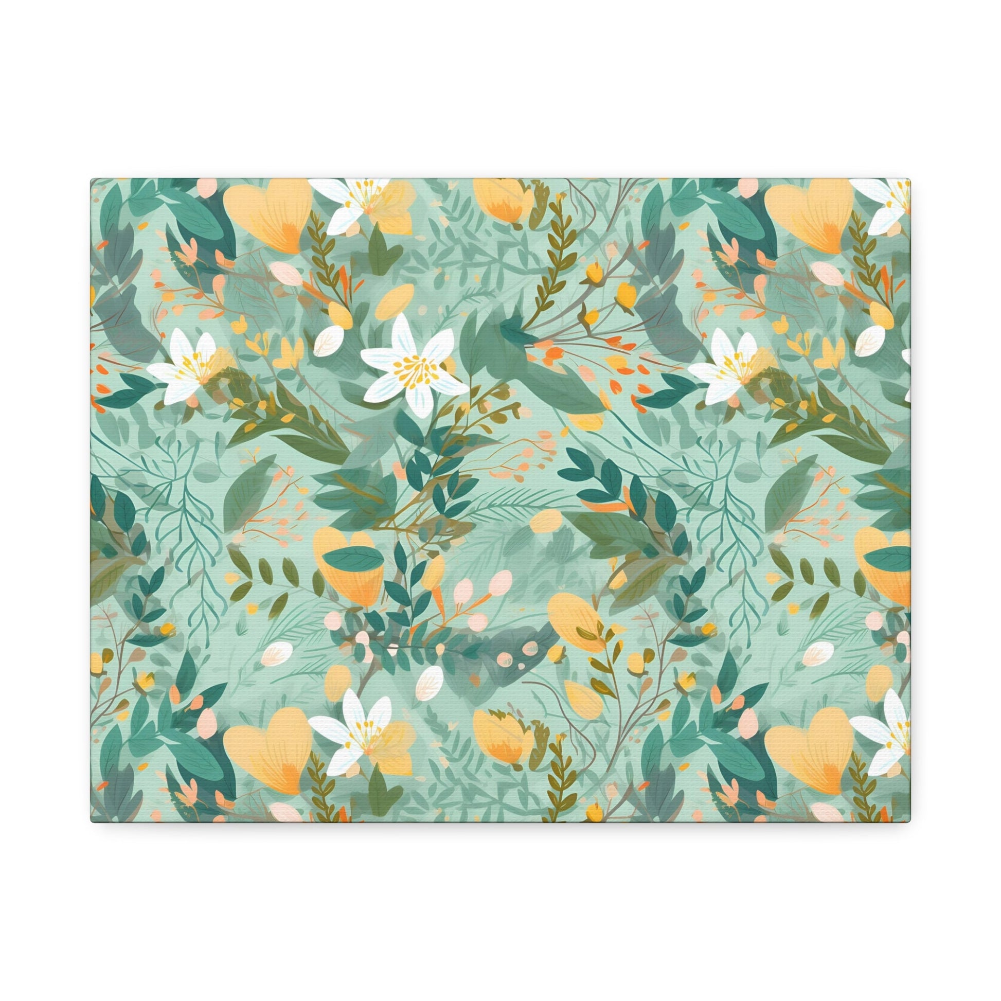 Spring Symphony - A Celebration of Nature's Beauty and Renewal Wall Art Canvas - Pattern Symphony