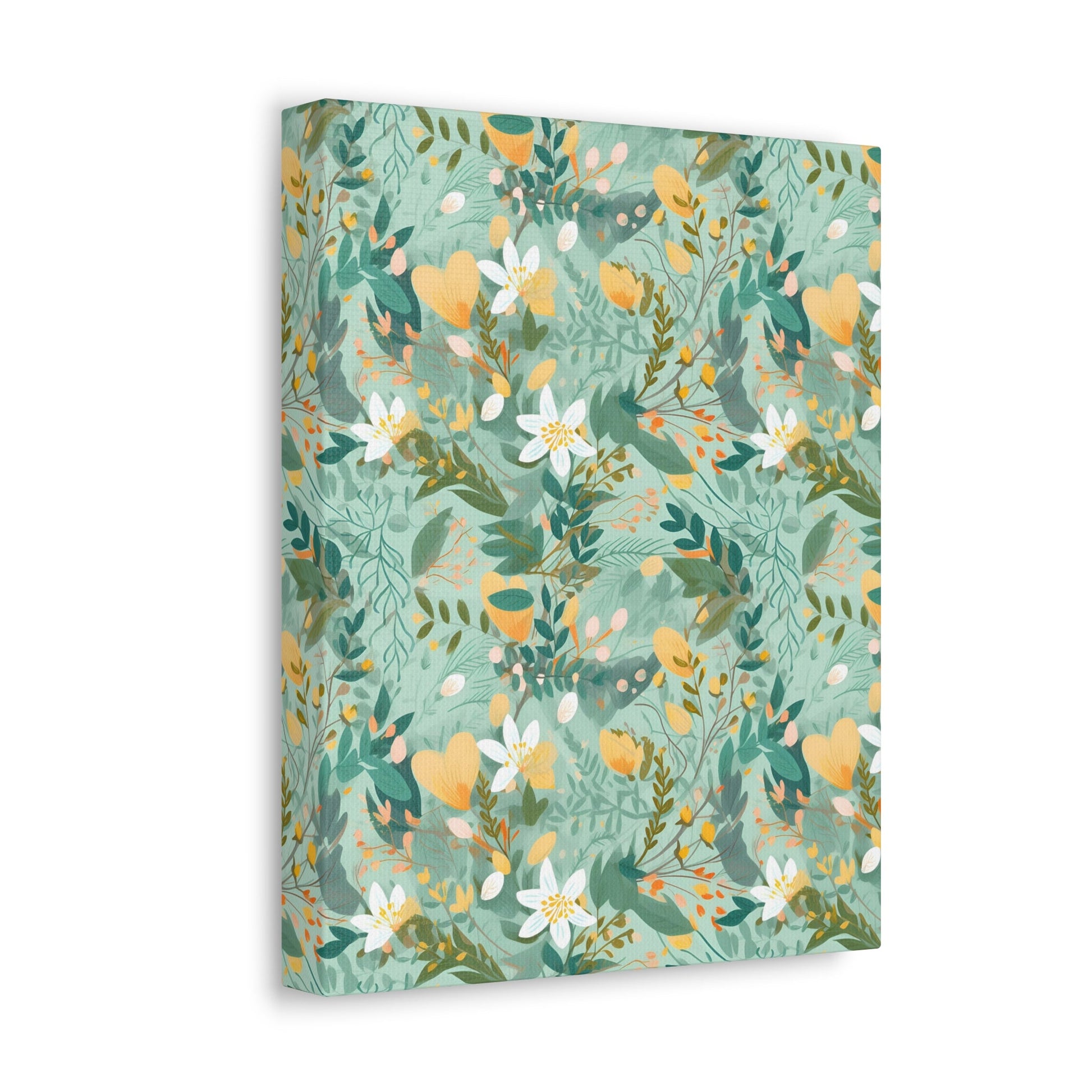 Spring Symphony - A Celebration of Nature's Beauty and Renewal Wall Art Canvas - Pattern Symphony