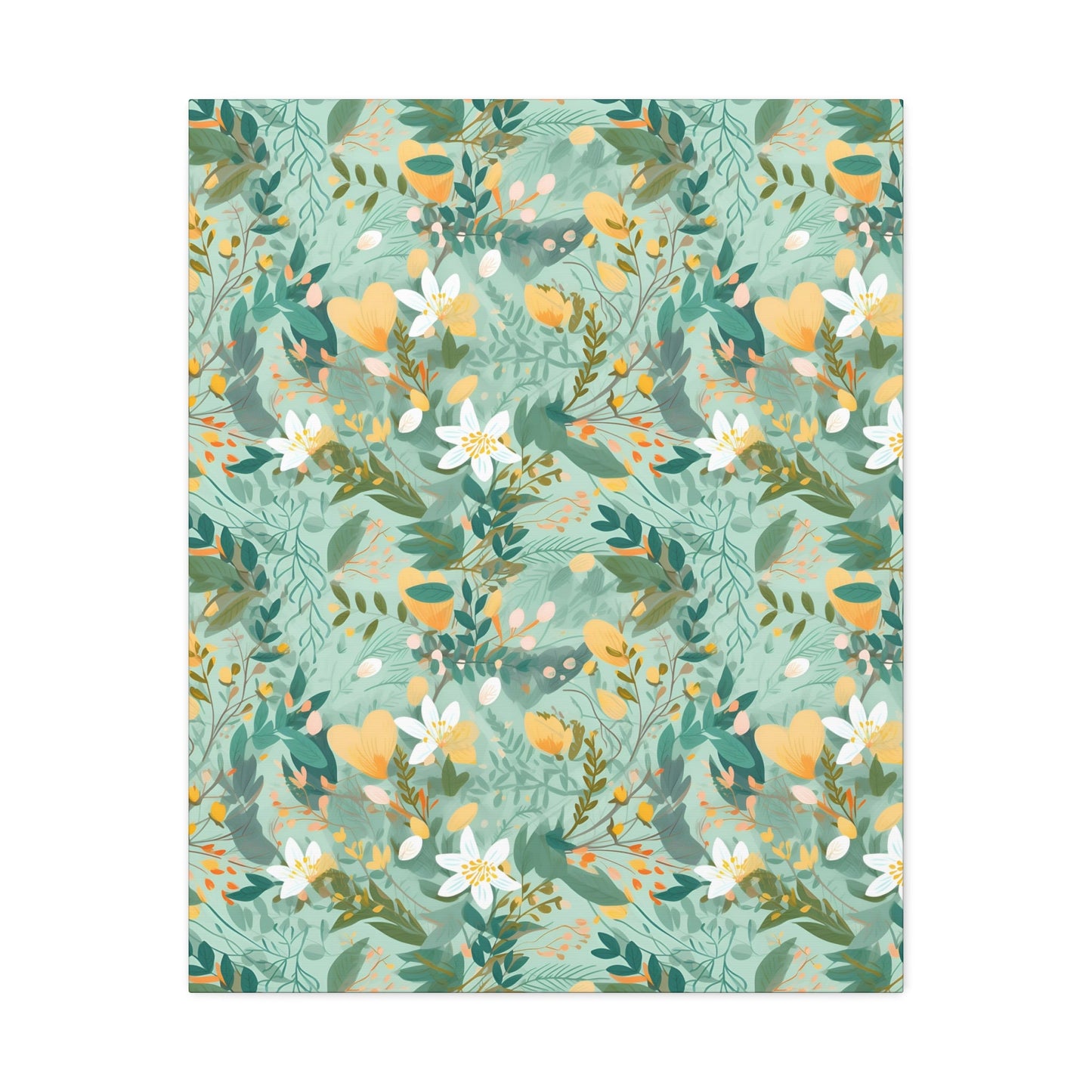 Spring Symphony - A Celebration of Nature's Beauty and Renewal Wall Art Canvas - Pattern Symphony