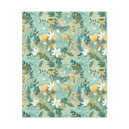 Spring Symphony - A Celebration of Nature's Beauty and Renewal Wall Art Canvas - Pattern Symphony