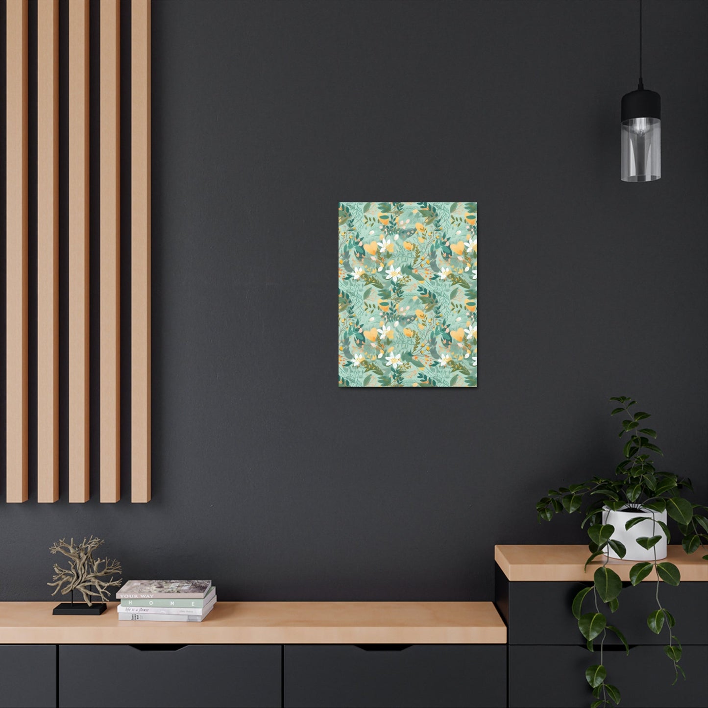 Spring Symphony - A Celebration of Nature's Beauty and Renewal Wall Art Canvas - Pattern Symphony