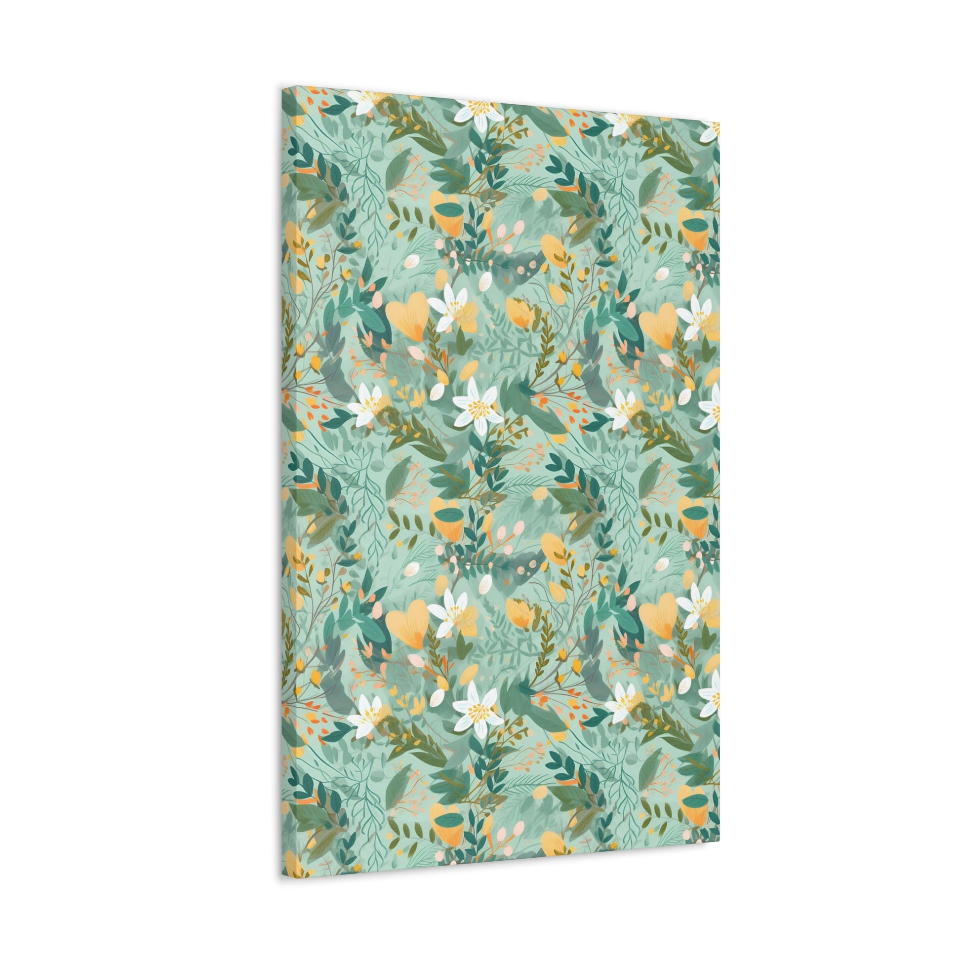 Spring Symphony - A Celebration of Nature's Beauty and Renewal Wall Art Canvas - Pattern Symphony