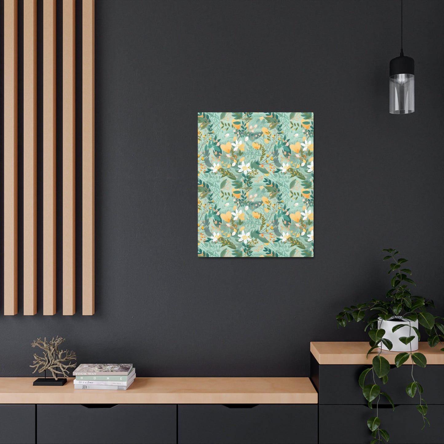 Spring Symphony - A Celebration of Nature's Beauty and Renewal Wall Art Canvas - Pattern Symphony