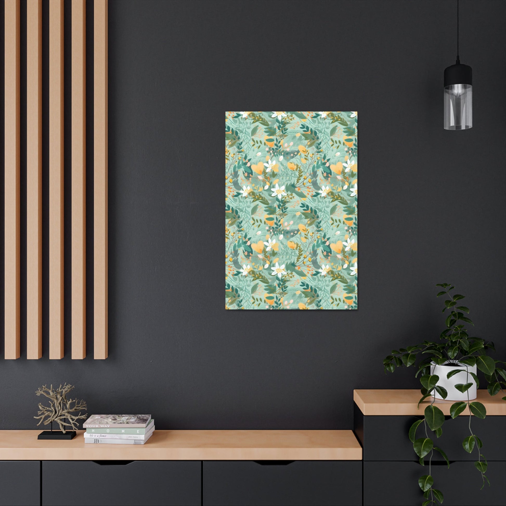 Spring Symphony - A Celebration of Nature's Beauty and Renewal Wall Art Canvas - Pattern Symphony