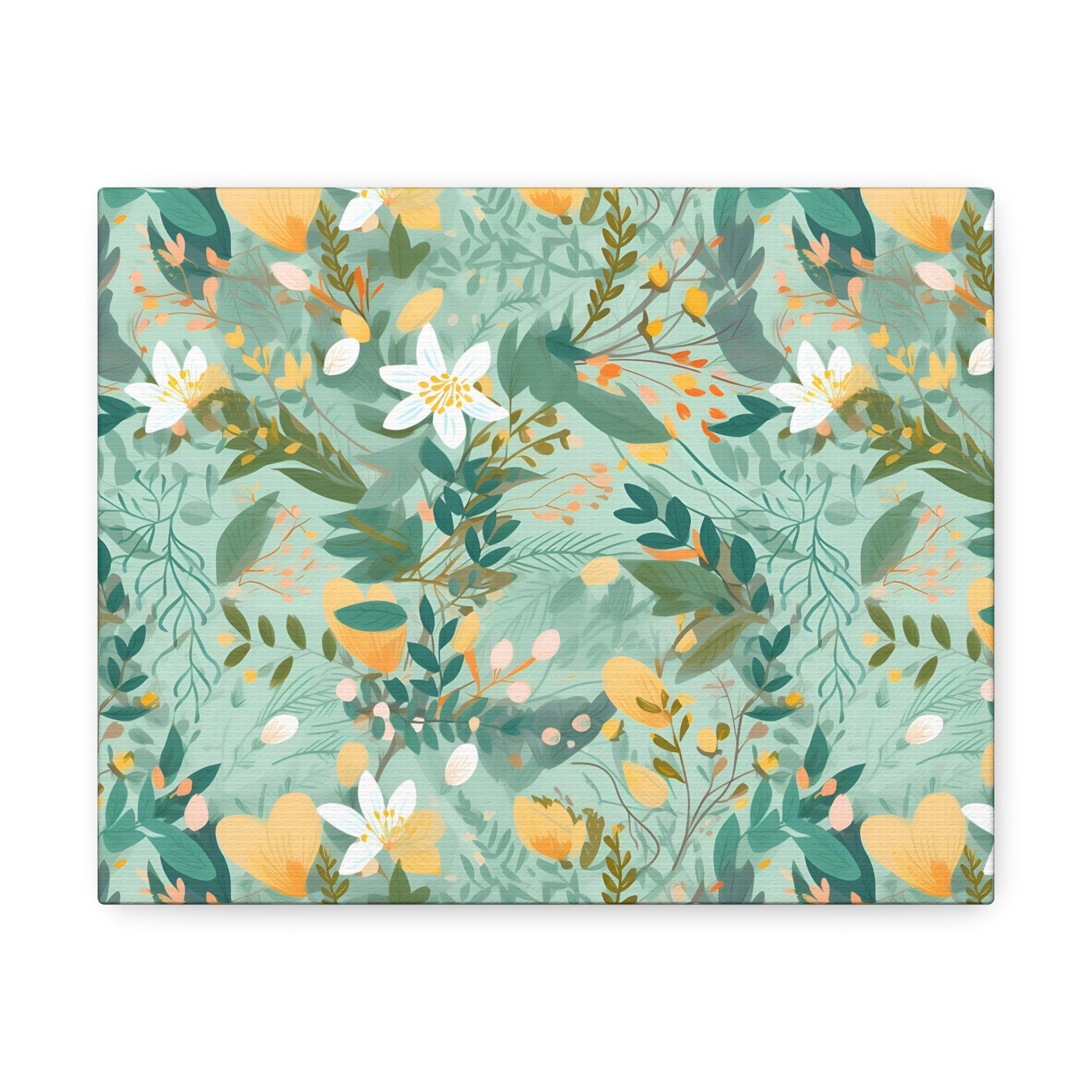 Spring Symphony - A Celebration of Nature's Beauty and Renewal Wall Art Canvas - Pattern Symphony