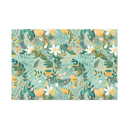 Spring Symphony - A Celebration of Nature's Beauty and Renewal Wall Art Canvas - Pattern Symphony