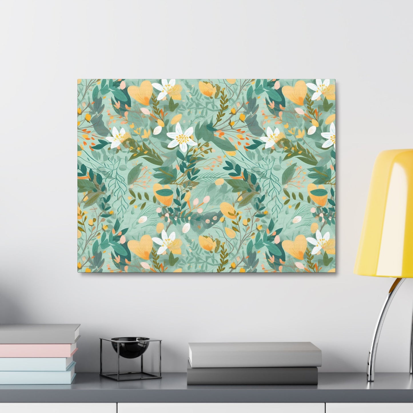 Spring Symphony - A Celebration of Nature's Beauty and Renewal Wall Art Canvas - Pattern Symphony