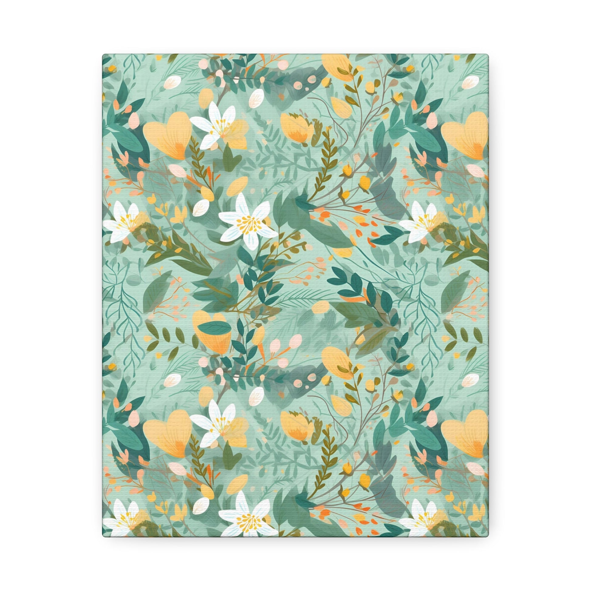 Spring Symphony - A Celebration of Nature's Beauty and Renewal Wall Art Canvas - Pattern Symphony