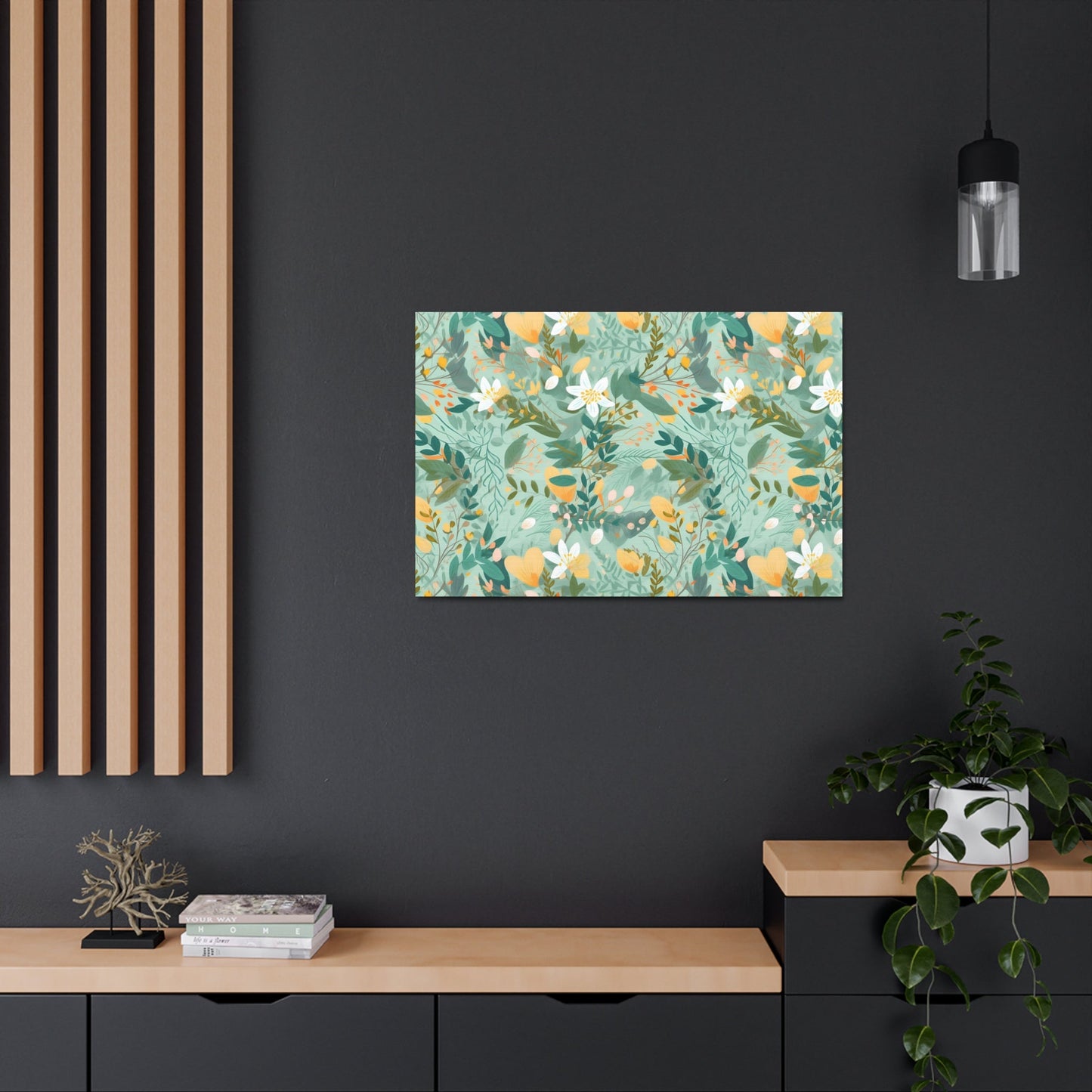 Spring Symphony - A Celebration of Nature's Beauty and Renewal Wall Art Canvas - Pattern Symphony